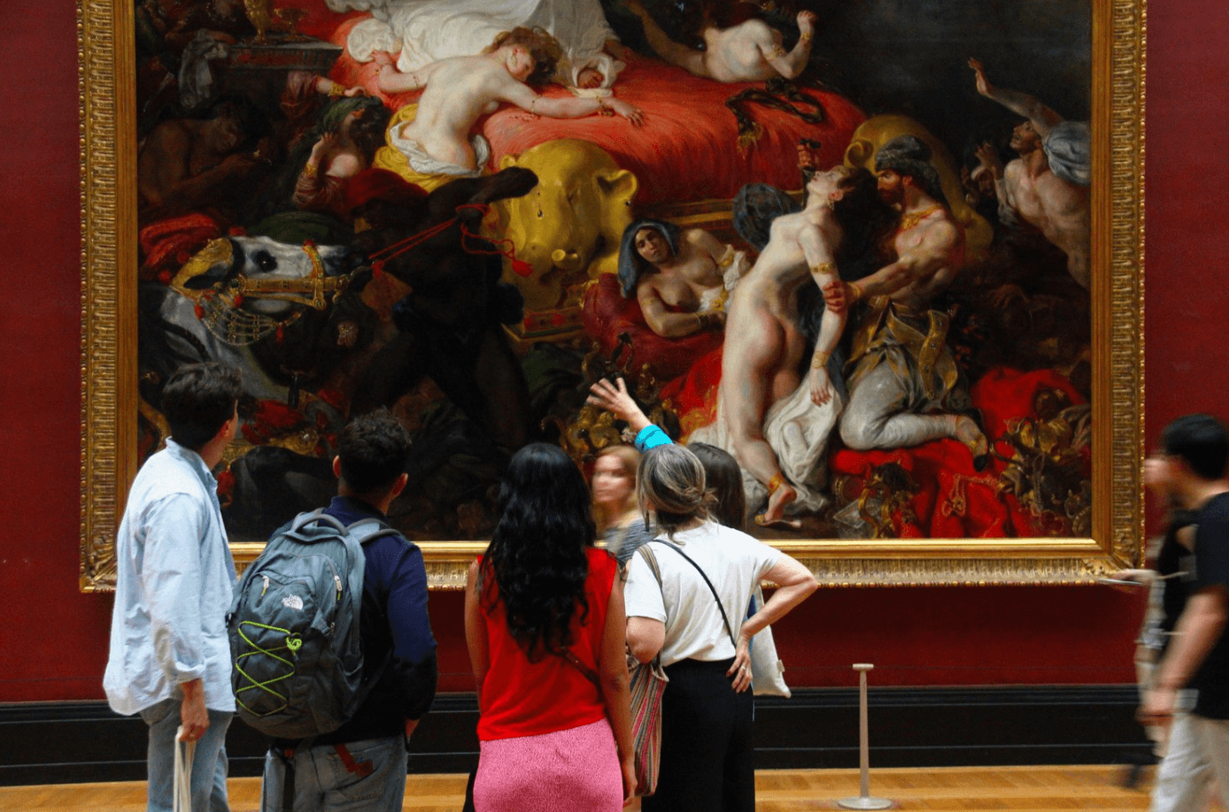Louvre Art Walks with Encyclopedia of Paris in Île-de-France