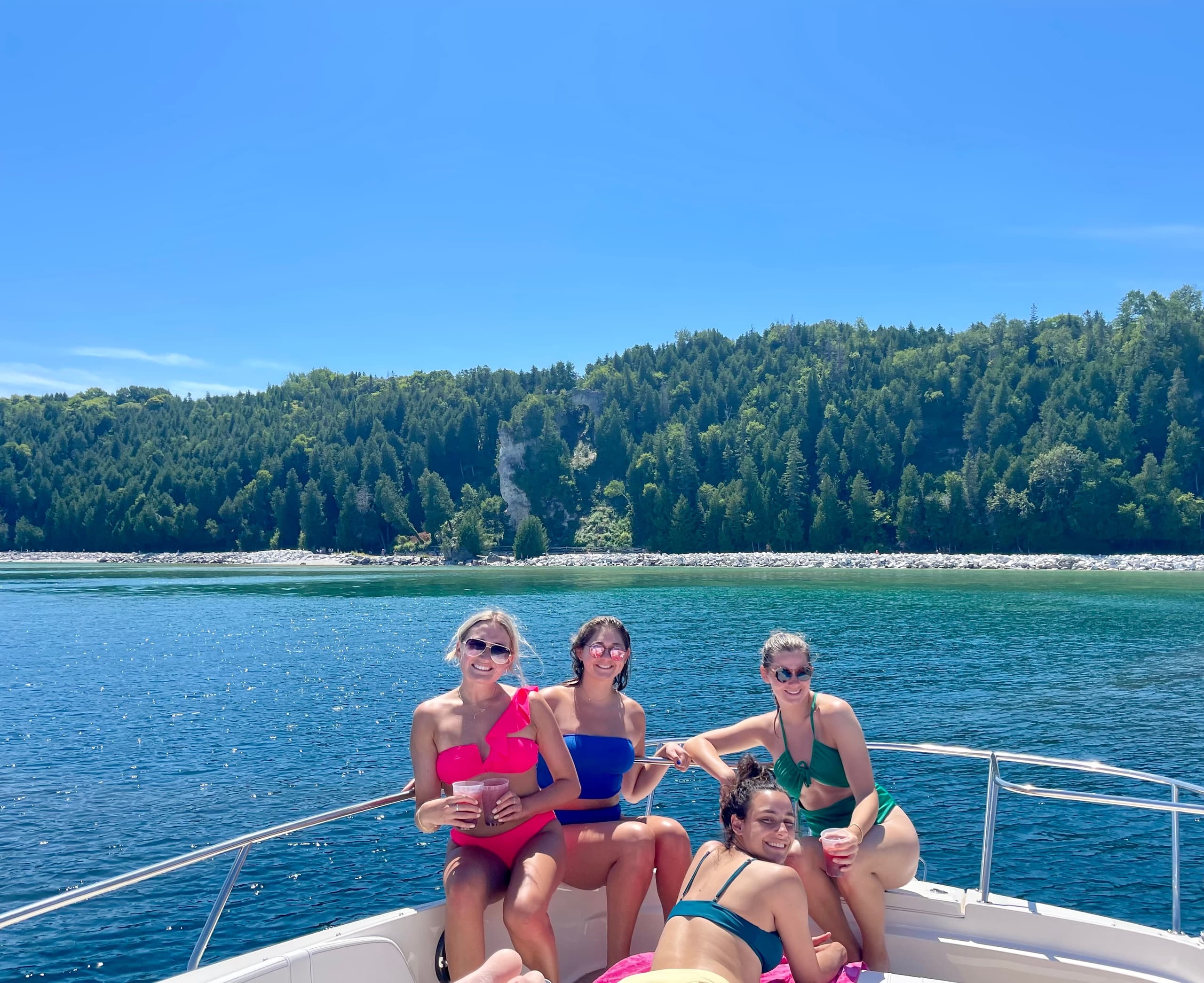 Sun & Swim Private Cruise on Mackinac Island Waters
