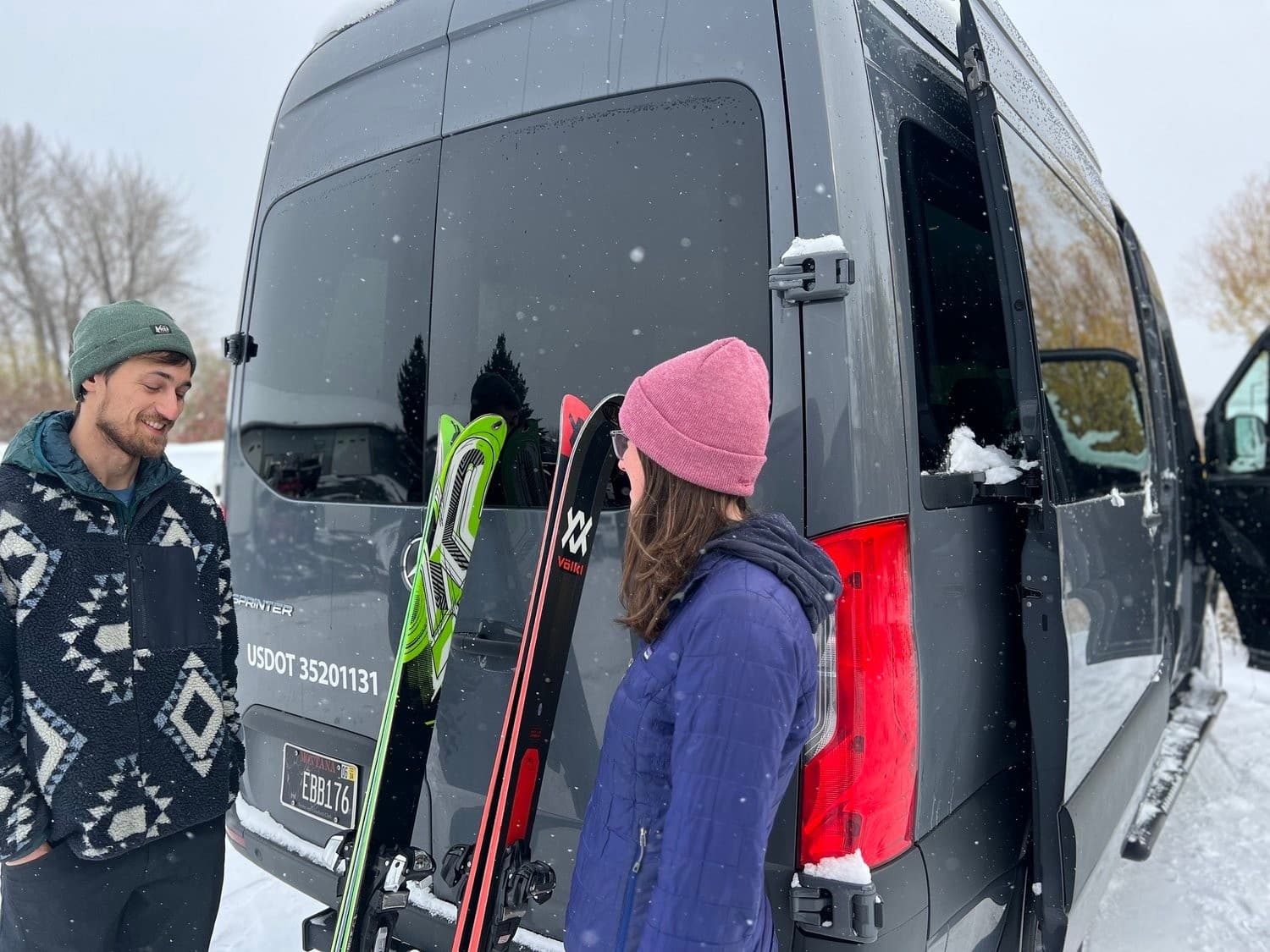 Scenic Winter Shuttle Between Jackson Hole and Big Sky