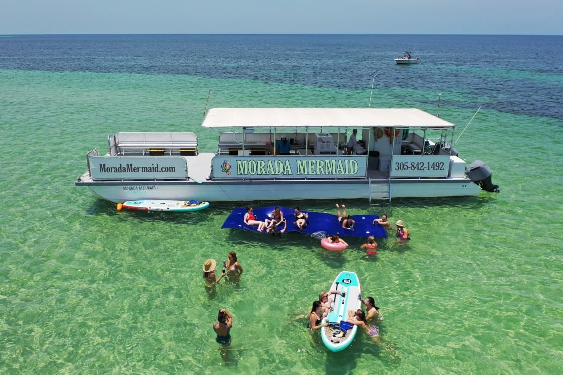 Sandbar Adventure in Islamorada: Paddle, Float & Wildlife Aboard the Morada Mermaid