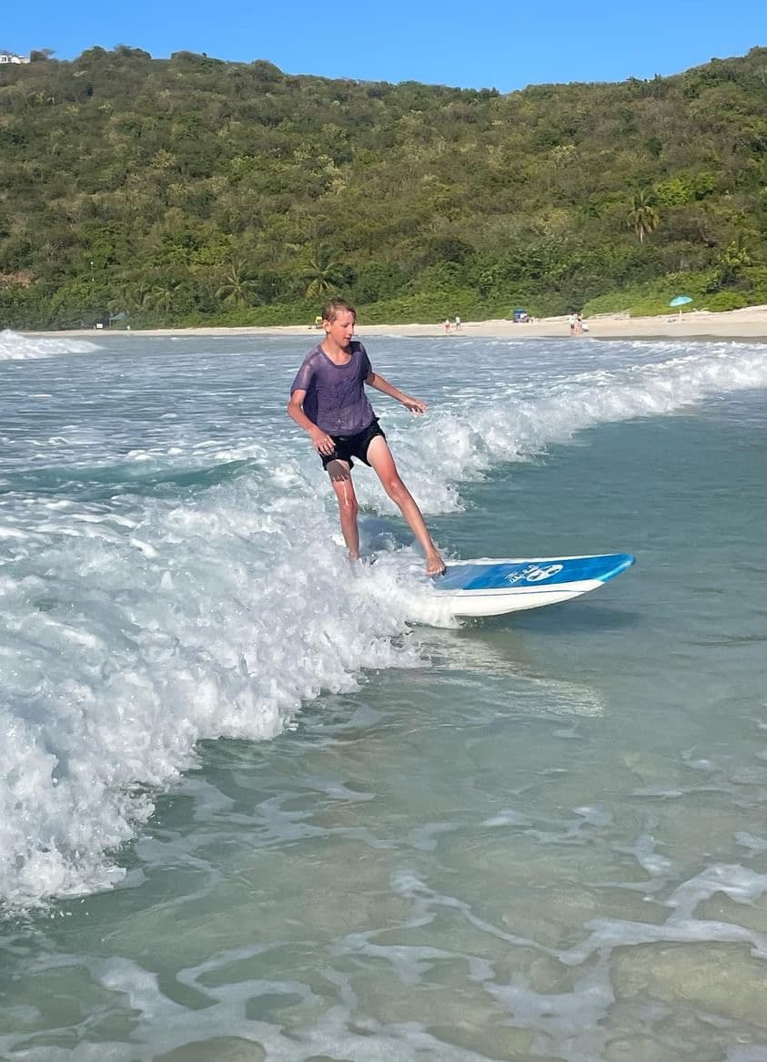 Surf Lessons at La Pared Beach in Luquillo, Puerto Rico