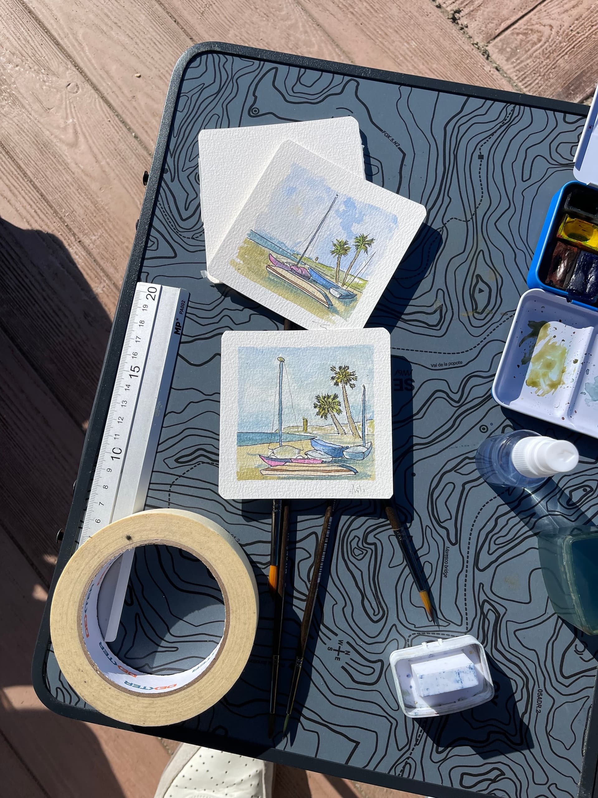 Watercolor Sketch Tour in La Cala de Mijas — Costa del Sol Art Walk photo 3