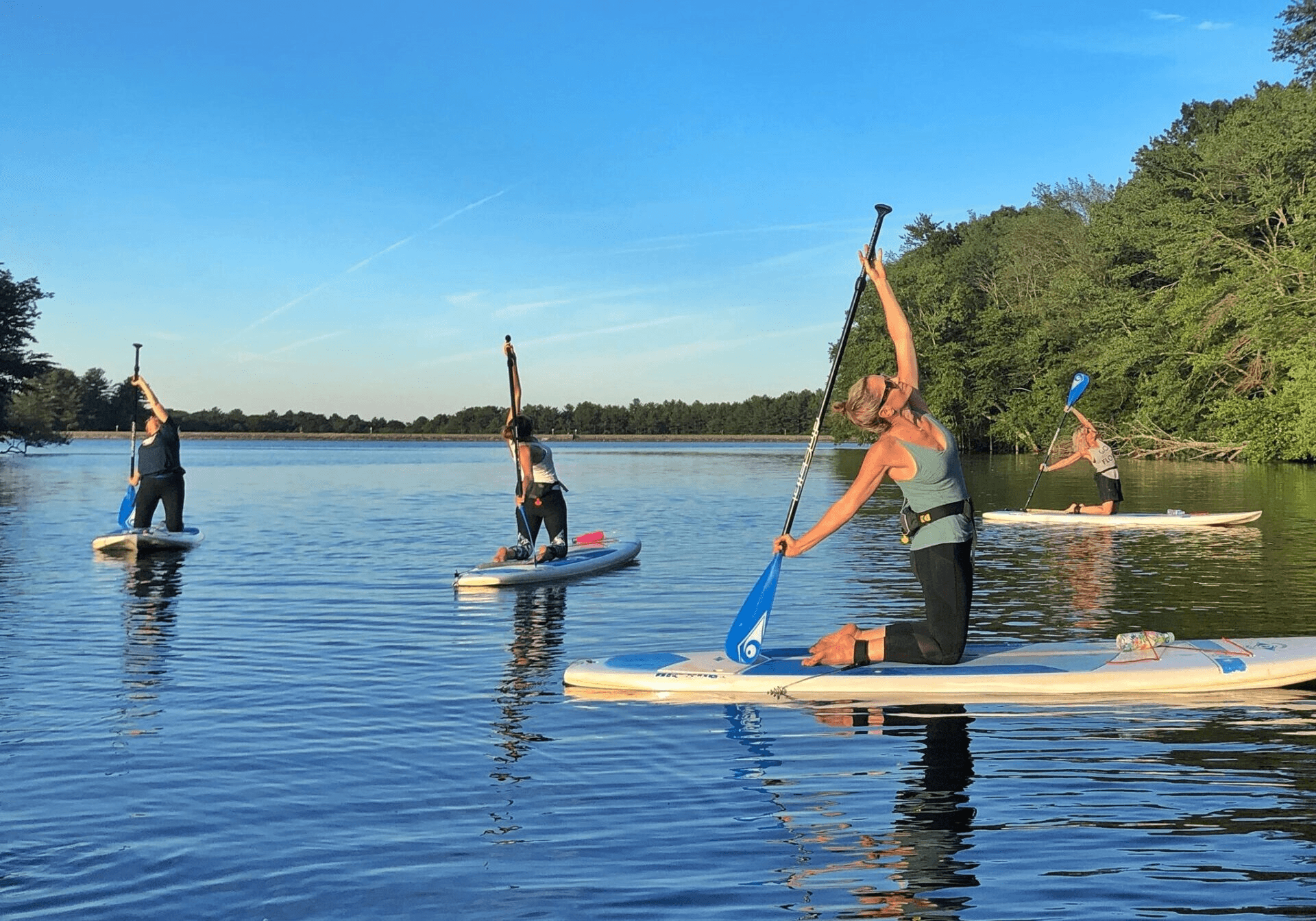 Rise & Shine SUP Yoga Experience in Rye, NH