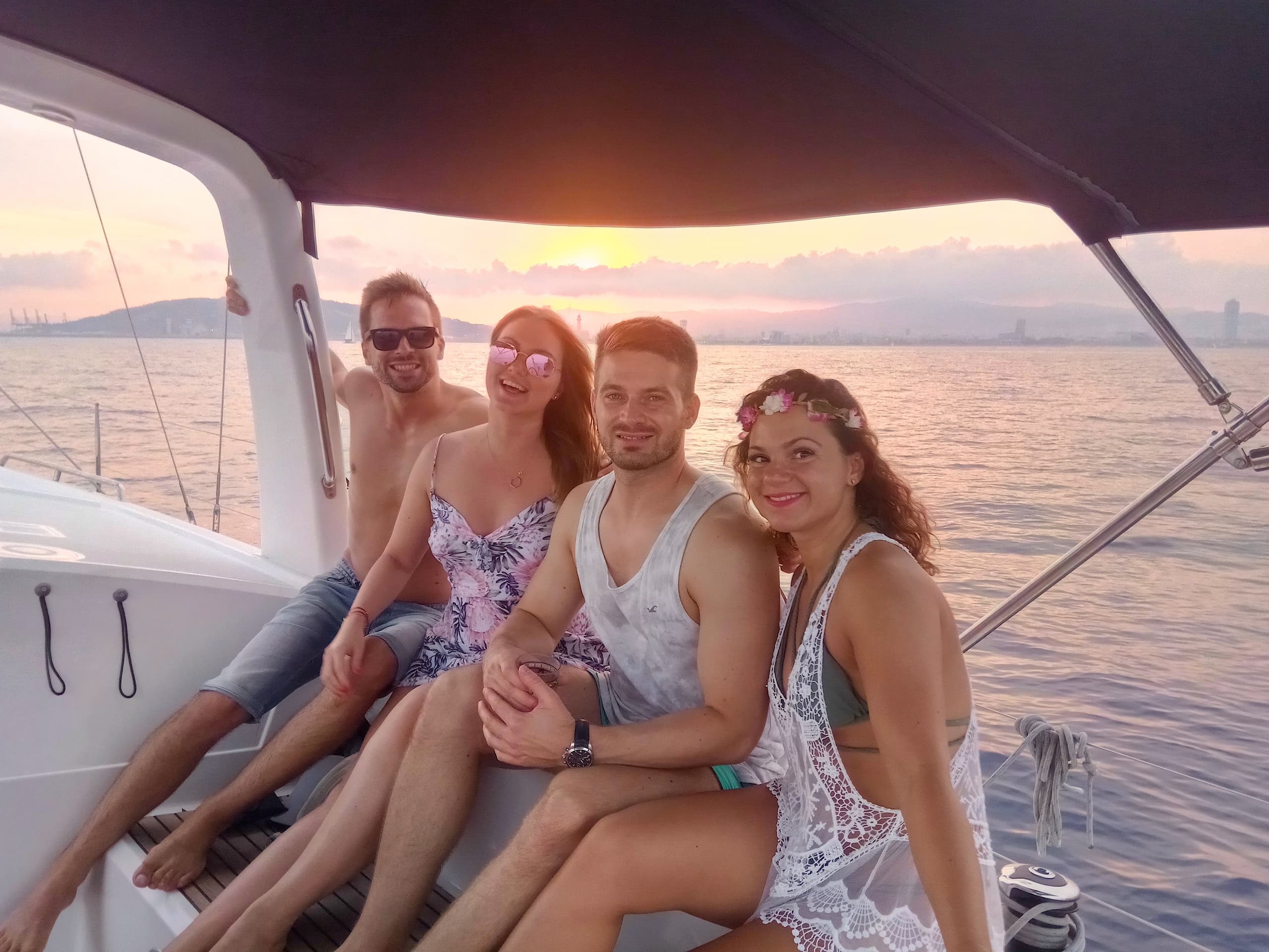 Sunset Sailing with Barcelona Sailing Day in Barcelona