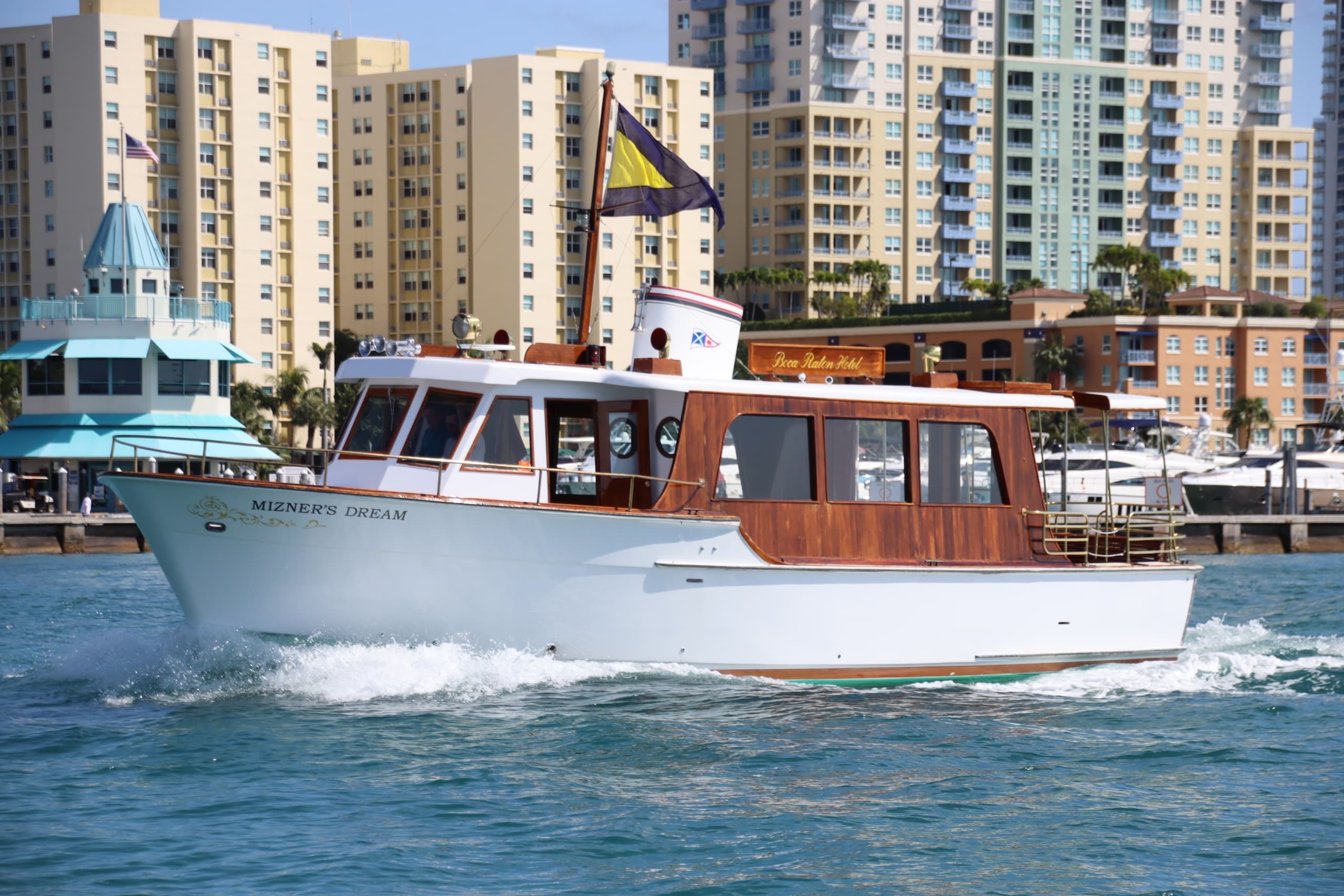 Explore Miami’s Vibrant Waterways on the Vintage Yacht Mizner's Dream