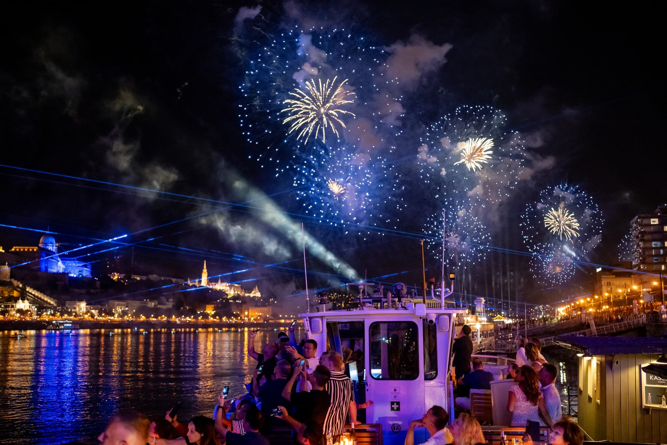 Fireworks Cruise on the Danube with Unlimited Il Colle Prosecco - Budapest August 20