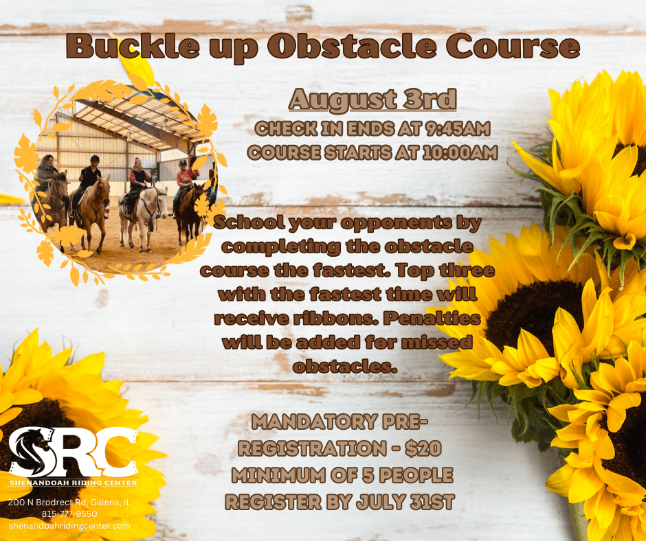 Buckle Up Obstacle Course: Horsemanship Fun in Galena, IL