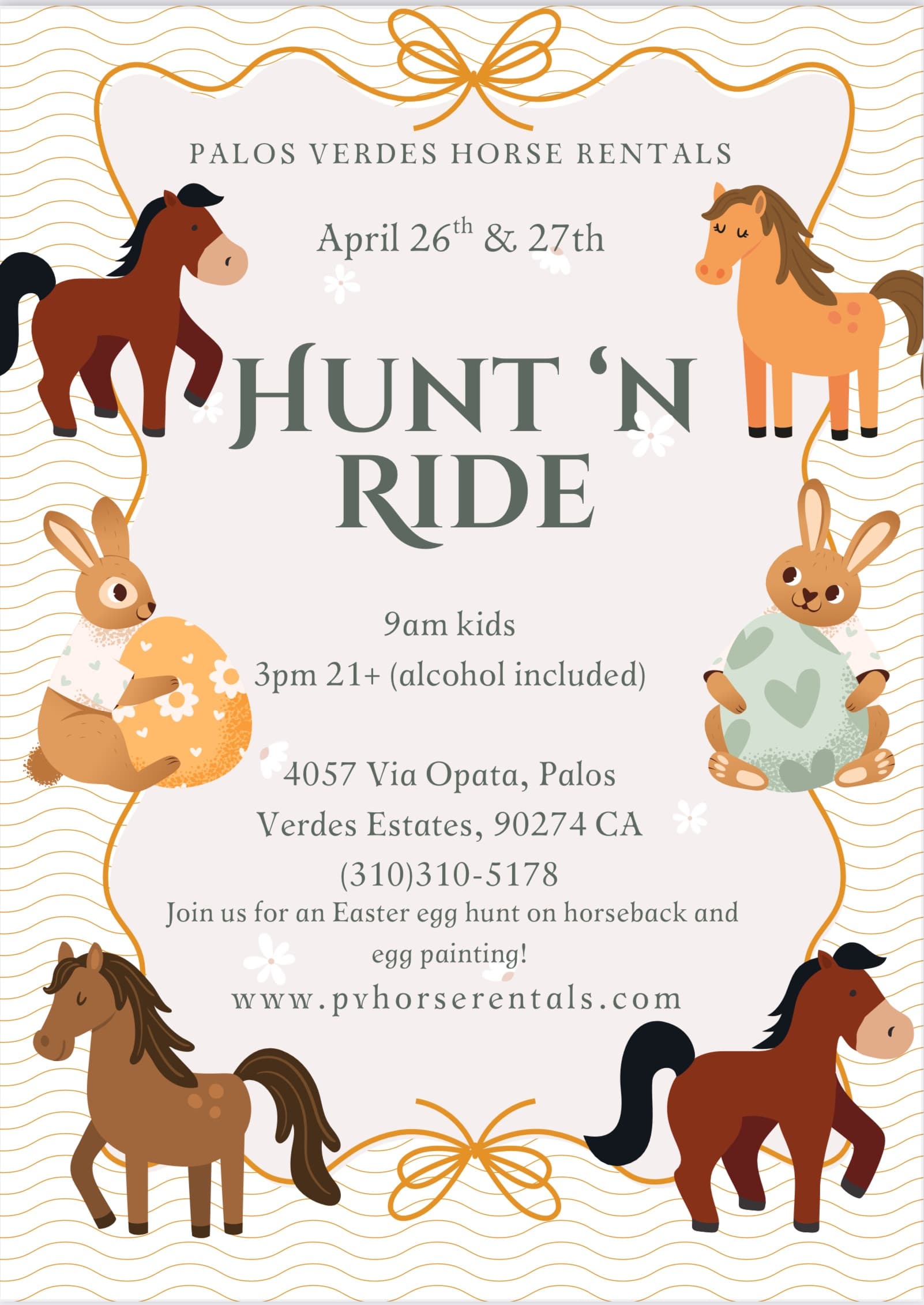 Hunt n’ Ride: Horseback Egg Hunting in Palos Verdes Estates