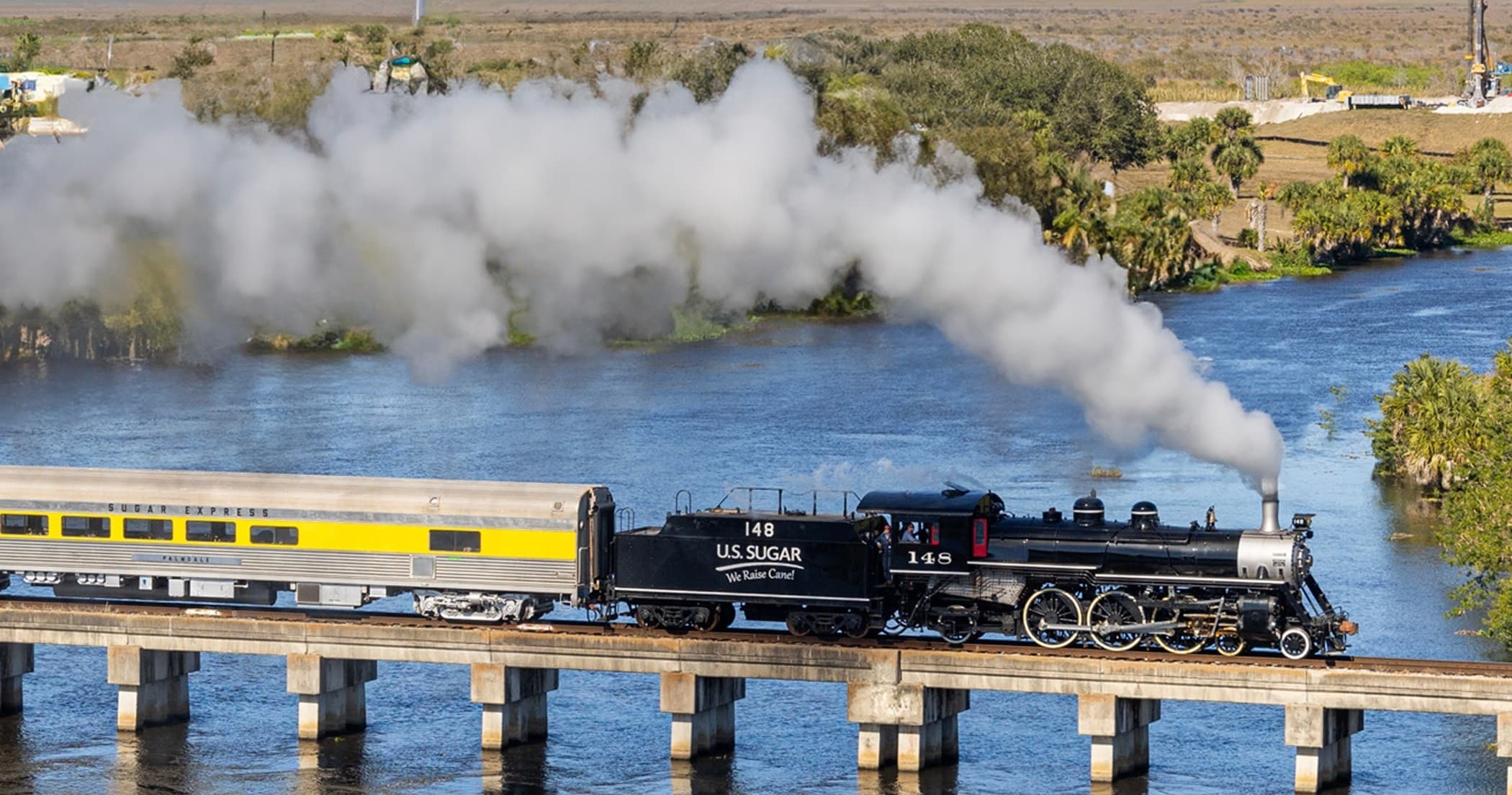 Lake Placid Limited: Vintage Train Ride Through Florida Sugarcane and Murals