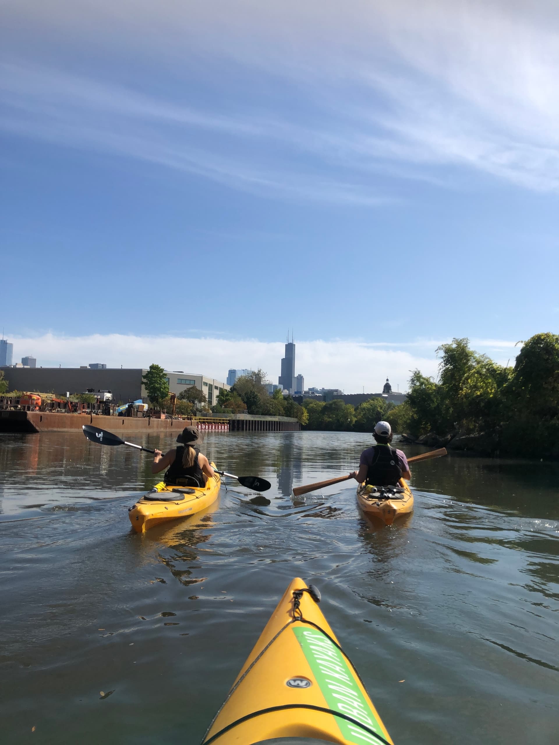 Urban Kayaking Adventure on Chicago River