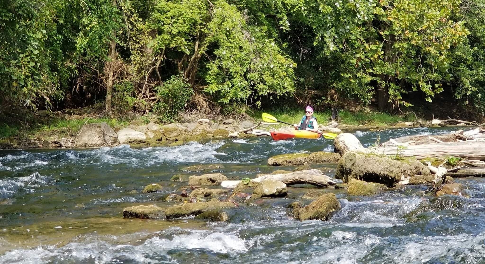 Mad River Kayak Trips on Ohio's Spring-Fed Stream: 3-16 Mile Guided Paddles