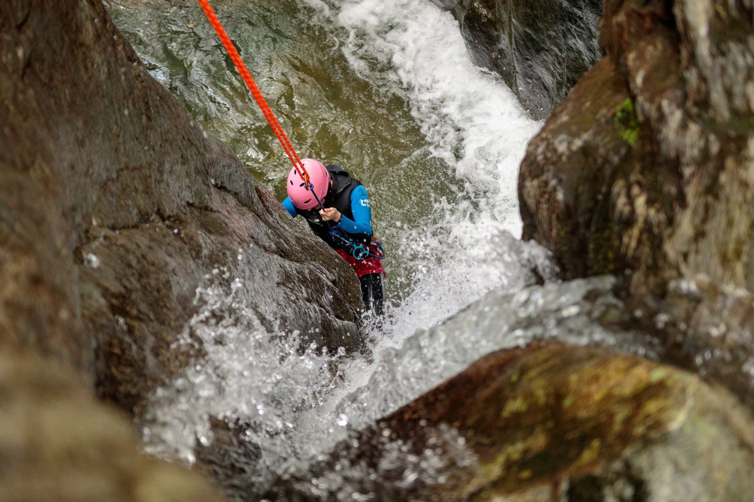 Canyoning at Stoneycroft Ghyll with Ghyll Scrambling in Cumberland