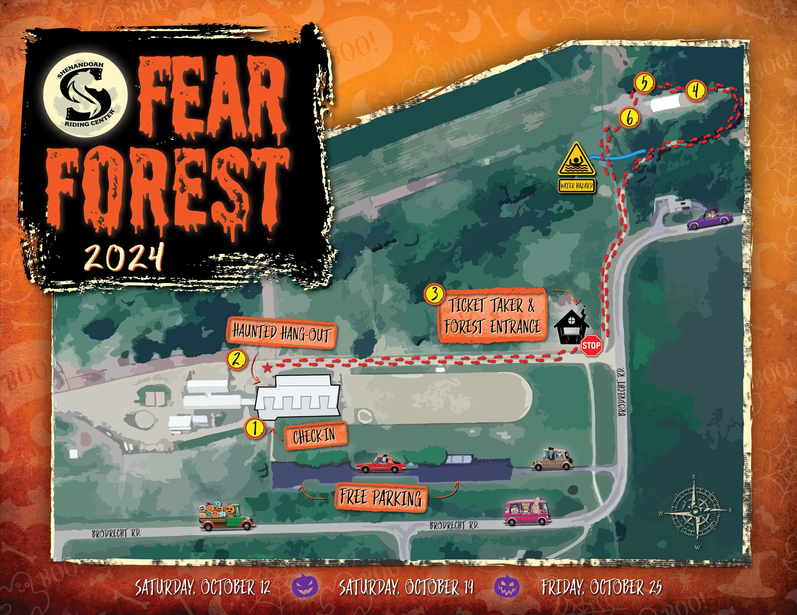 Exploring Fear Forest: A Moonlit Adventure at Shenandoah Riding Center, Galena IL