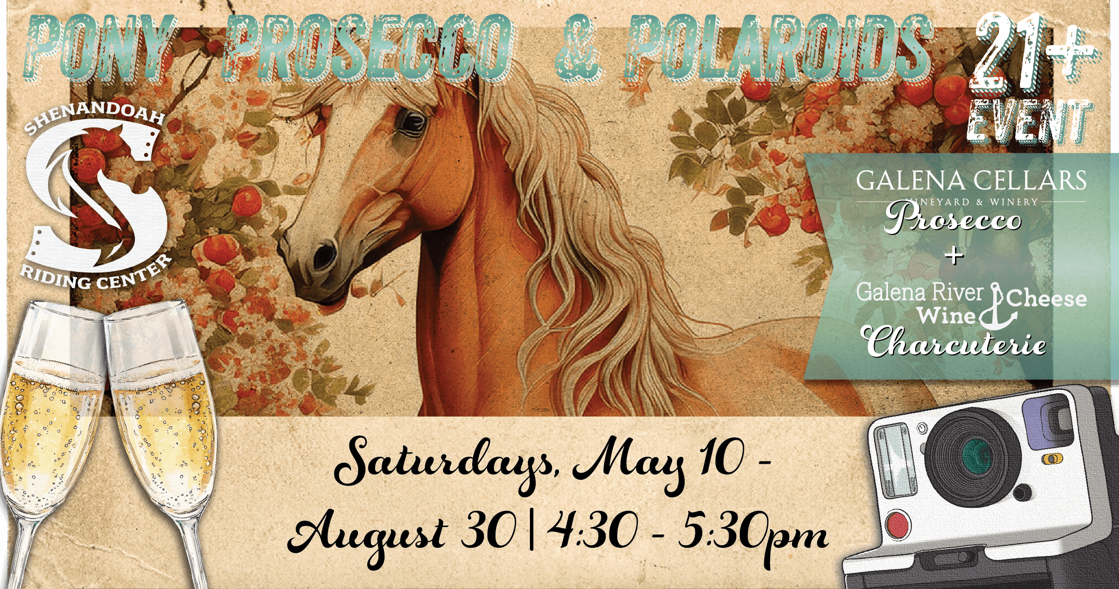 Pony, Prosecco, and Polaroids in Galena, Illinois