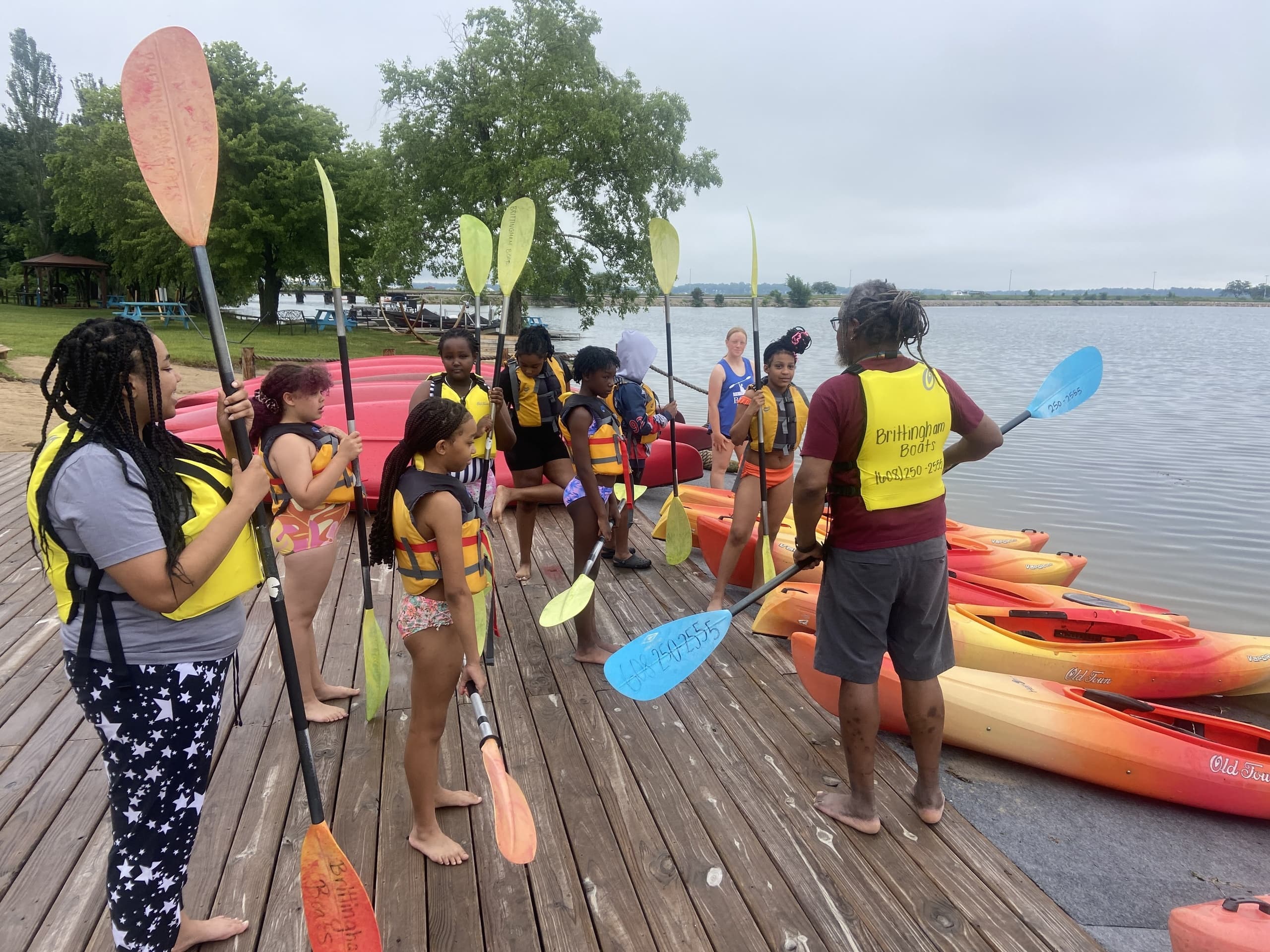 Large Group Kayak Rentals on Monona Bay, Madison