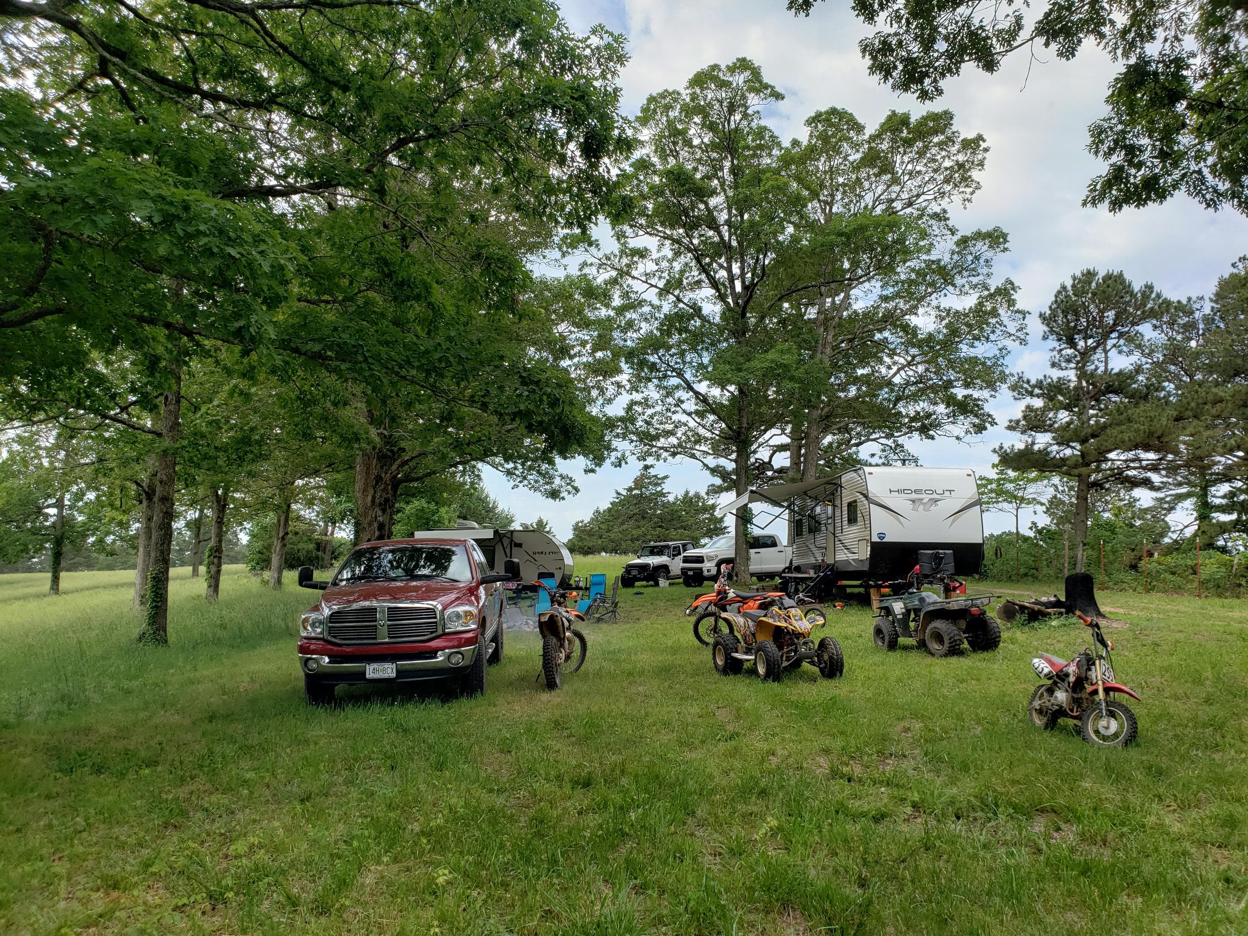 Primitive Camping at Wilderness Rider Buffalo Ranch in Kingston, AR