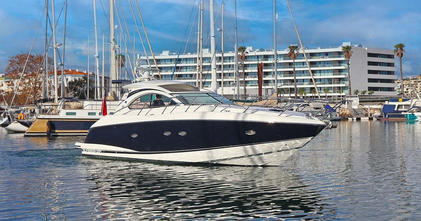 Luxury Yacht Charters with Sunseeker Portofino 47 in Algarve