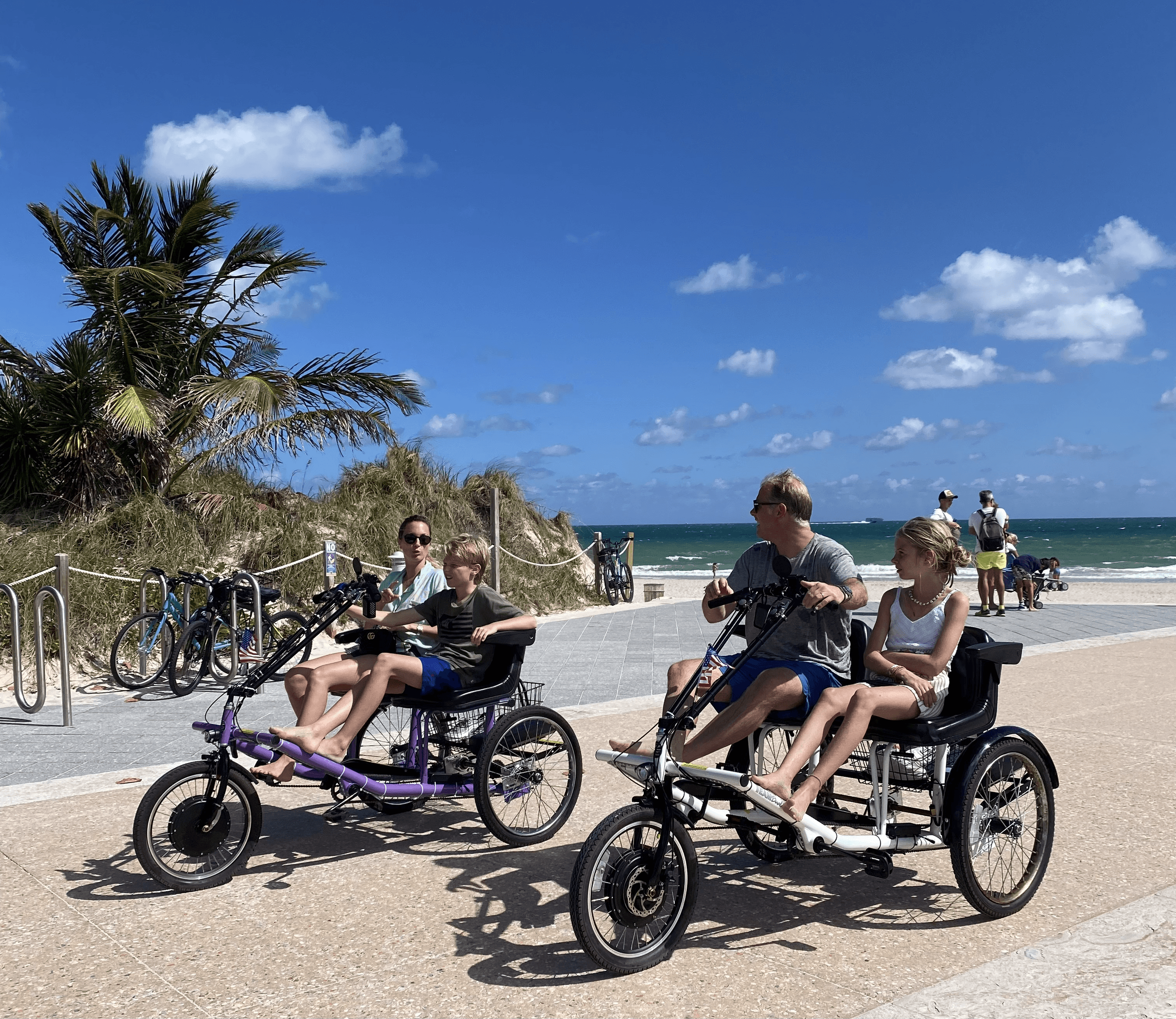 Explore Miami Beach on Electric Side-By-Side Bike Rentals: A Unique Coastal Adventure
