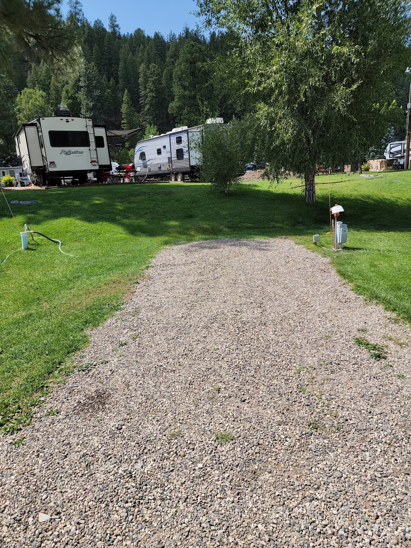 Mountain View RV Site #38 at Pagosa Springs, Colorado