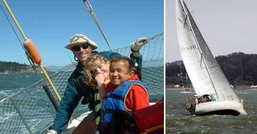 Sailing in Mill Valley, California
