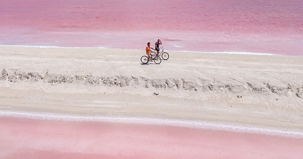 Pedal the Pink Salt: Ruta de la Sal de Mar Bicicleta in Las Coloradas, Yucatán