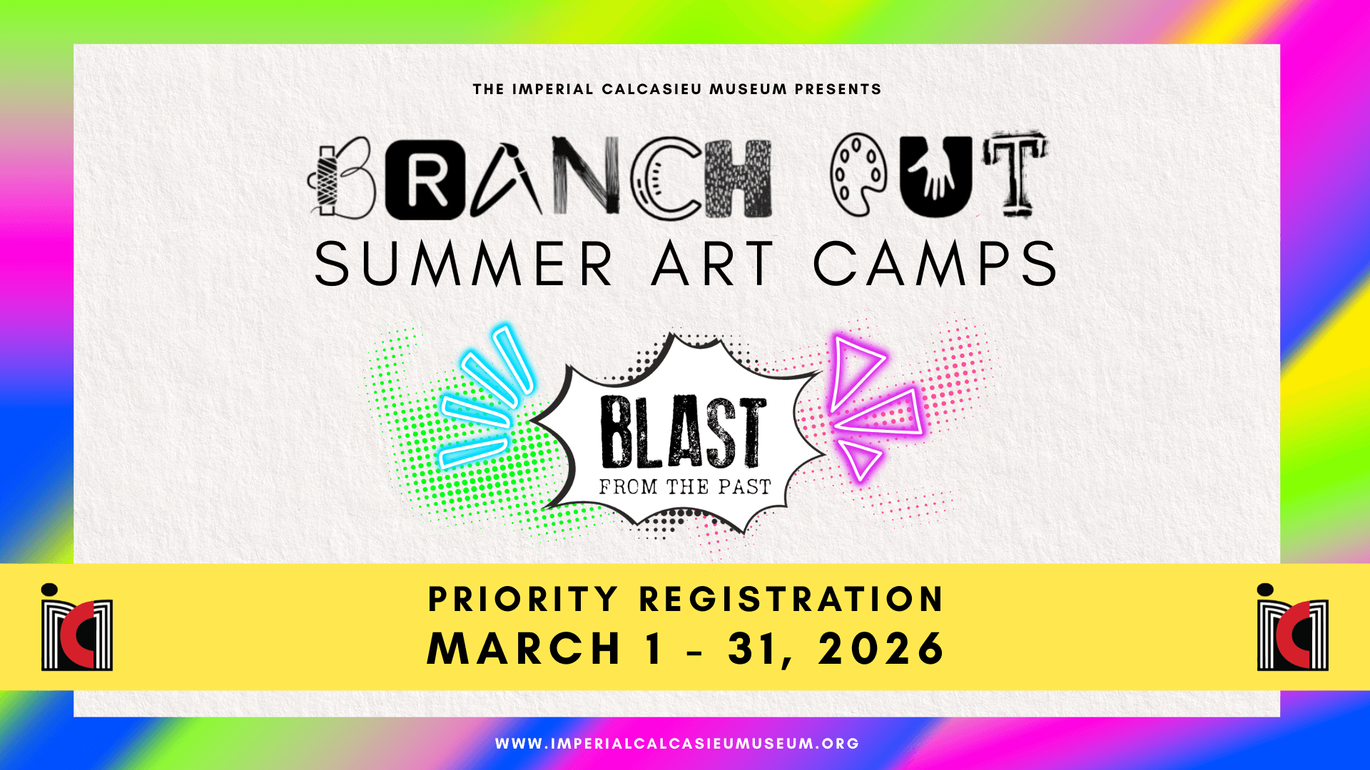 Retro Summer Art Camp: Branch Out — Blast from the Past in Lake Charles