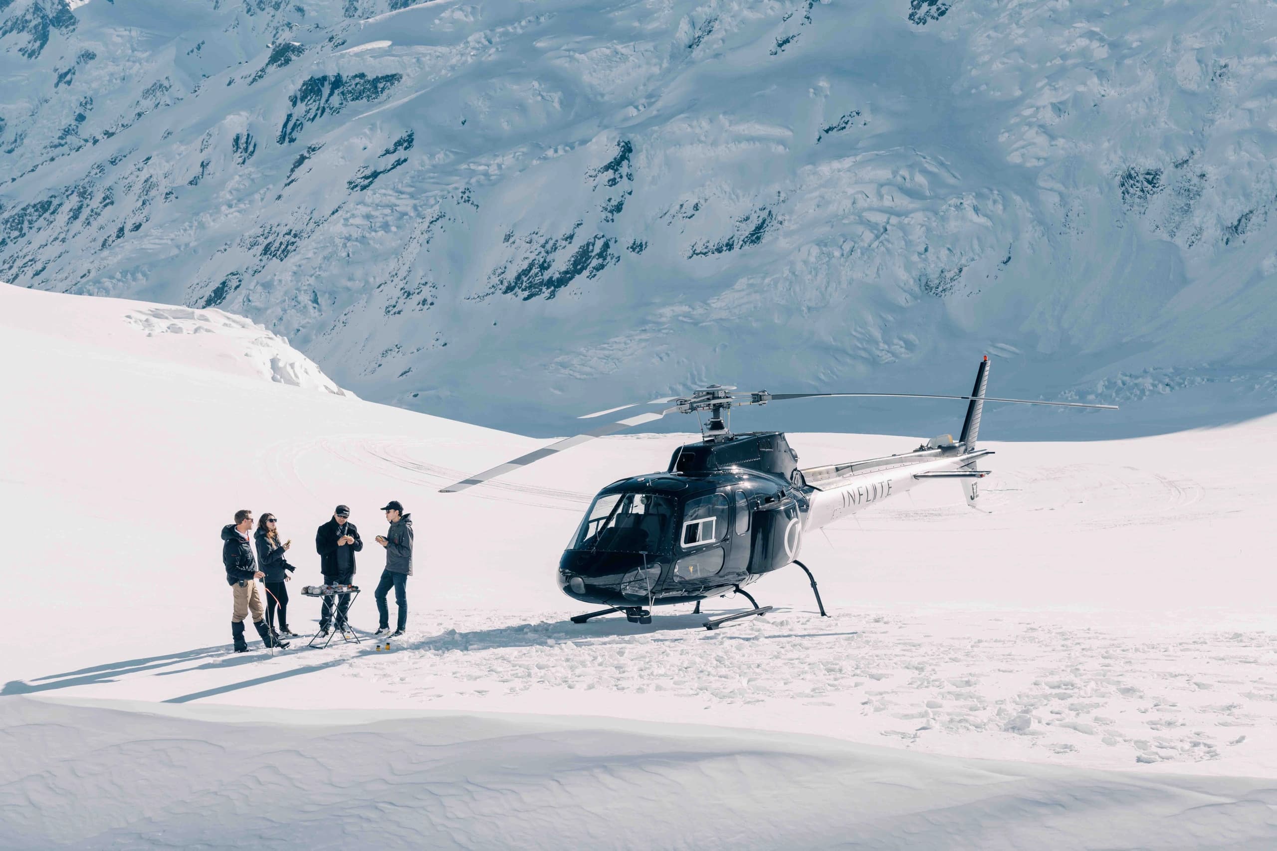 Water Activities & Scenic Helicopter Tour at Tasman Glacier