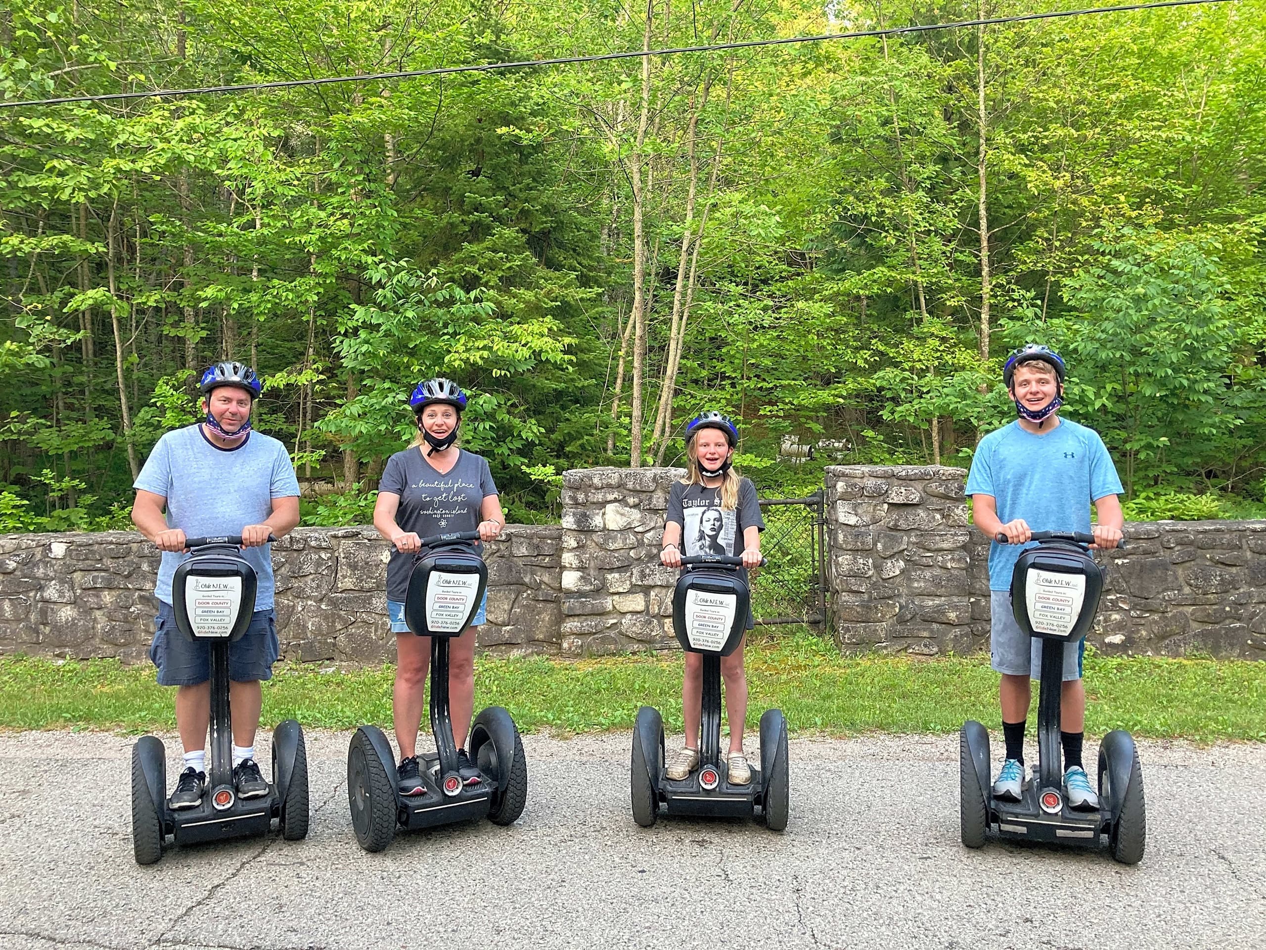 Family Fun Segway Tour in Fish Creek with Segway the Door