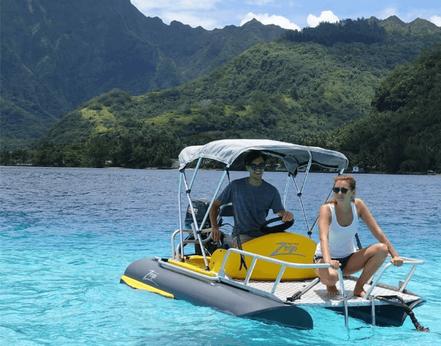 Pilot Your Own Lagoon Cruise in Moorea: Boat Rentals, Dolphins & Snorkeling