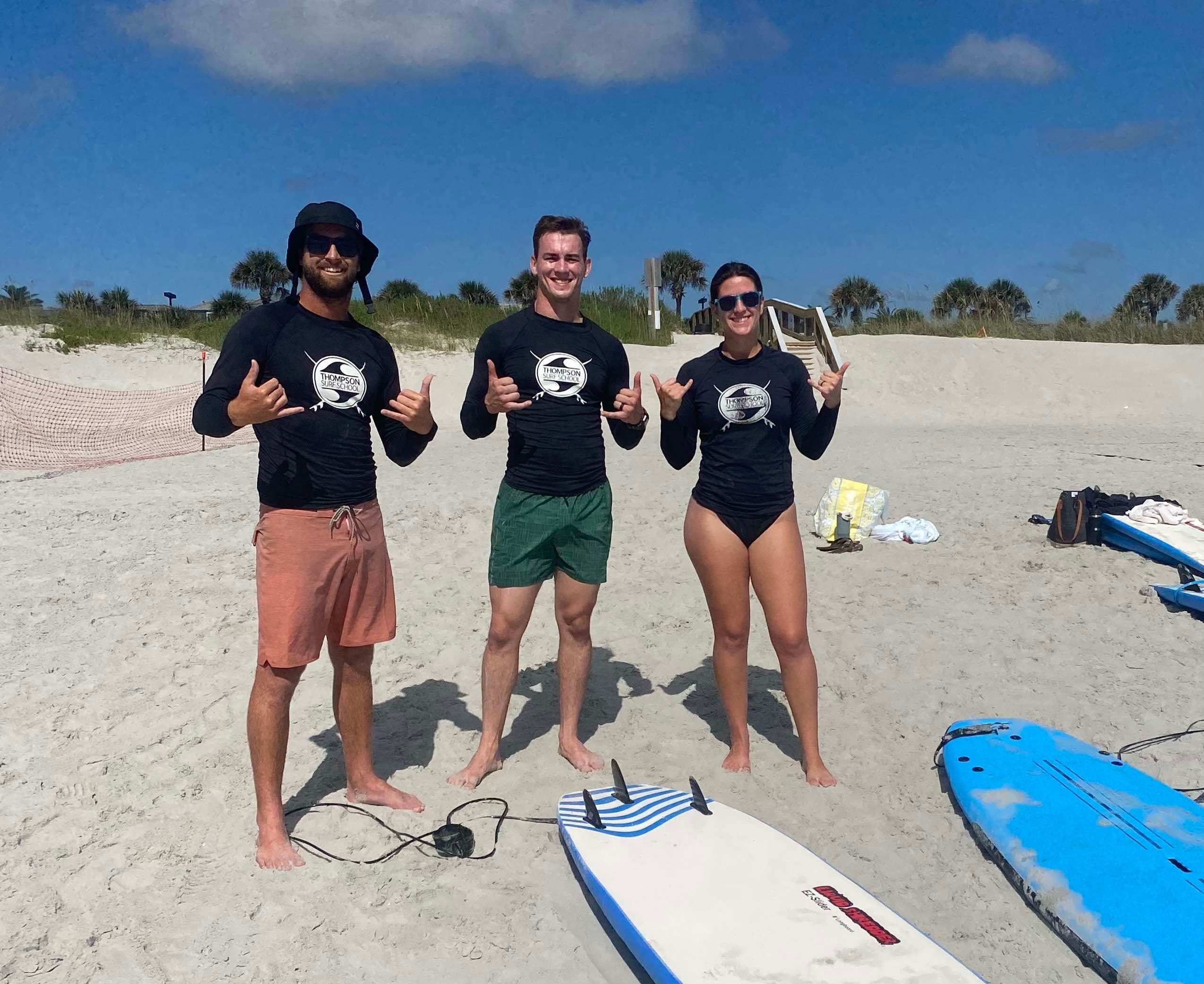 Thompson Surf School team