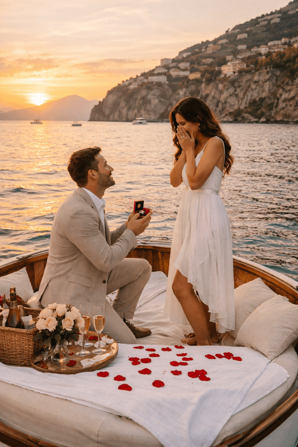 Pre-Wedding Boat Charter in the Gulf of Naples — Anteprima Matrimonio in Barca