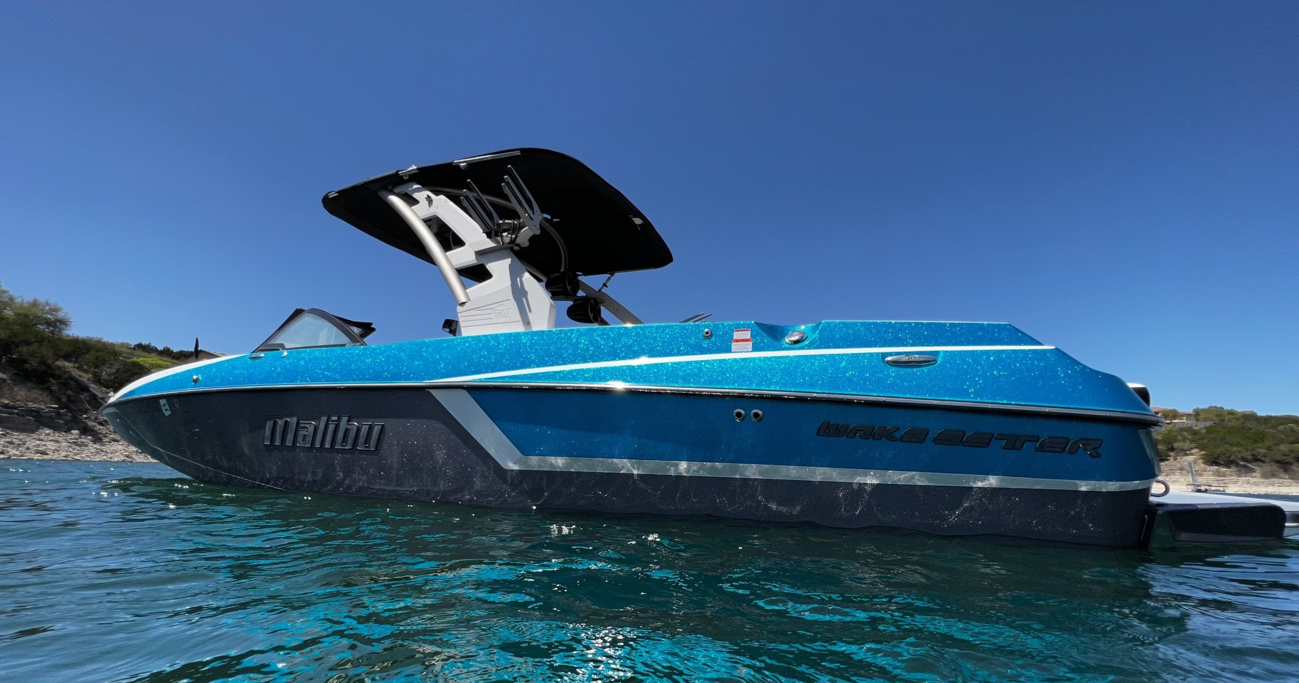 Party Cove & Wakesurf Hybrid Charter on Lake Austin