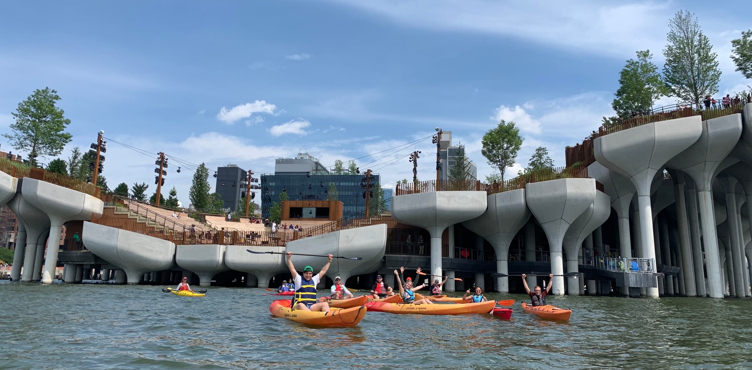 Paddle the Hudson: Little Island Kayak and SUP Adventure in New York City