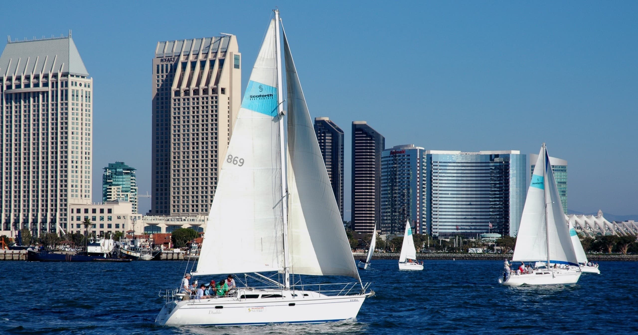 Catalina 320 Bareboat Sailing from San Diego Harbor