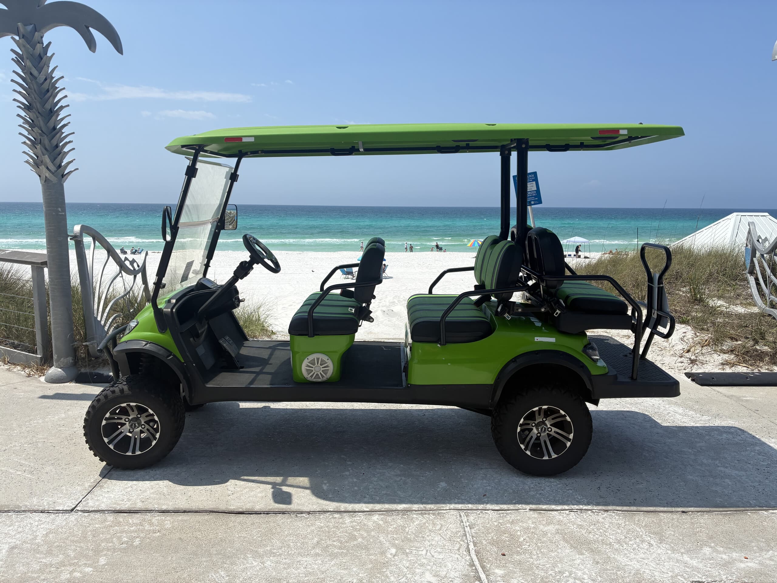 Cruise Destin in a 6-Seater Electric Golf Cart with Bluetooth Speakers photo 1