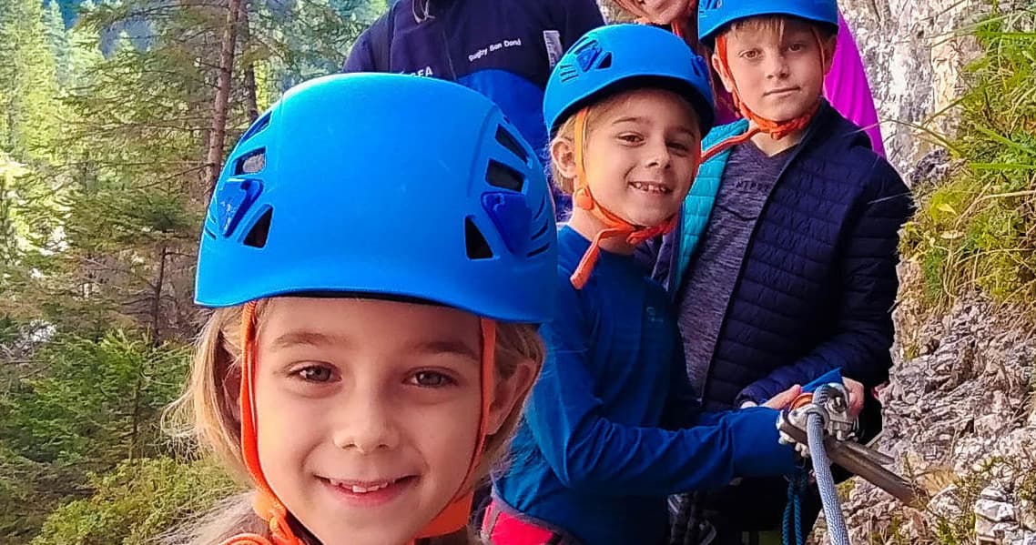 Family Ferrata Adventure at Fanes Waterfalls in Ampezzo