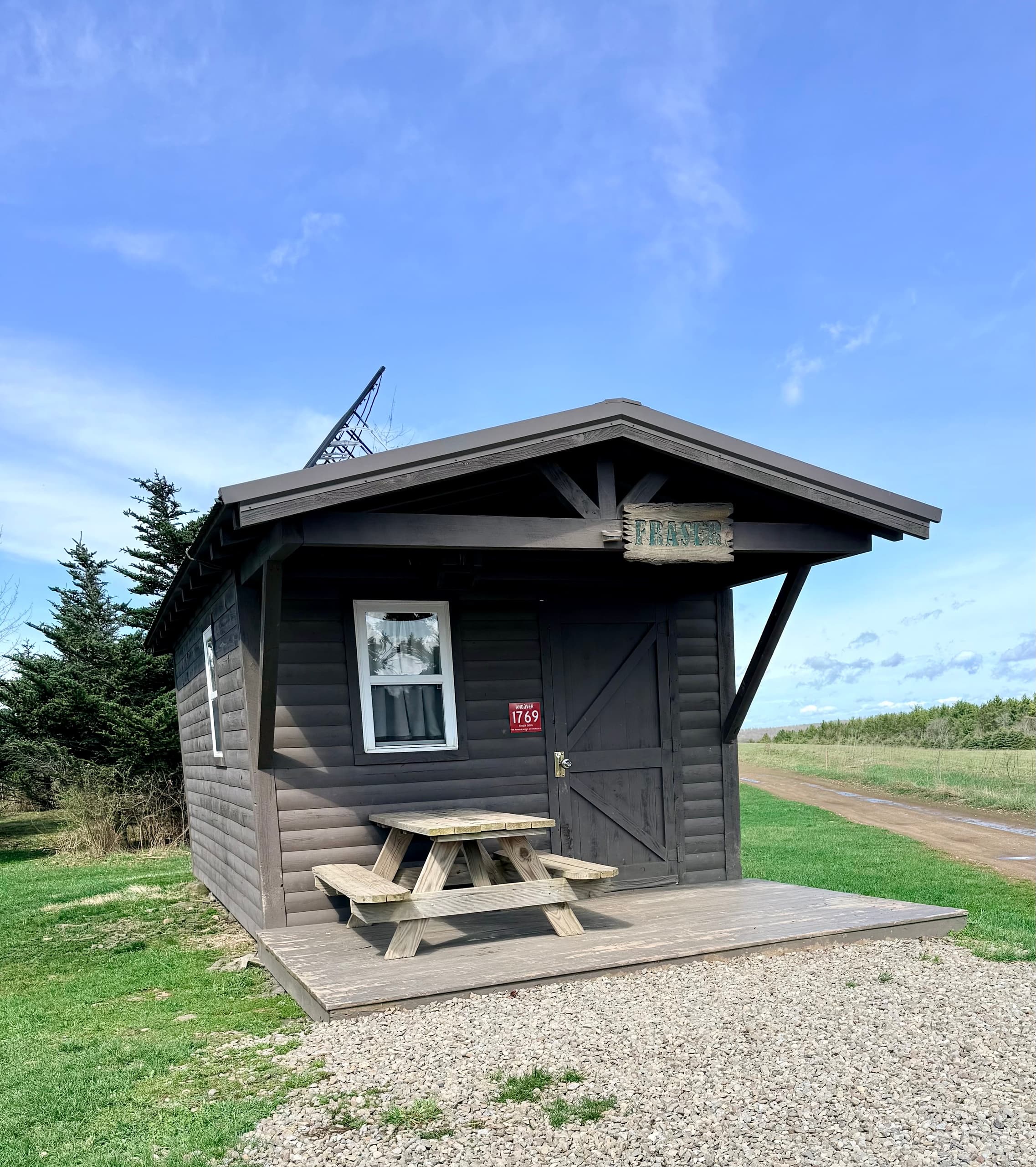 Fraser Cabin: Rustic Non-Electric Cabin Near Andover Trails photo 1