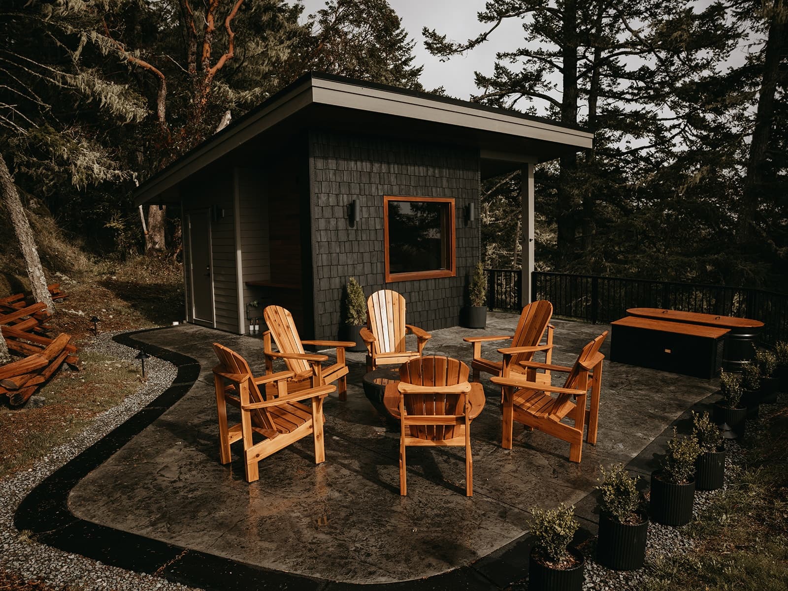 Private Group Sauna Near Victoria: West Coast Sauna, Cold Plunge & Fire Bowl Retreat photo 1