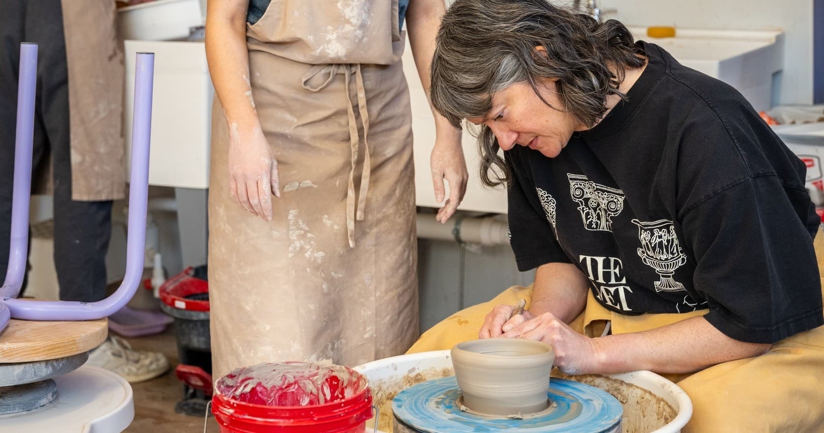Wheelthrowing 101 in South Philly: Morning Course at Black Hound Clay Studio South