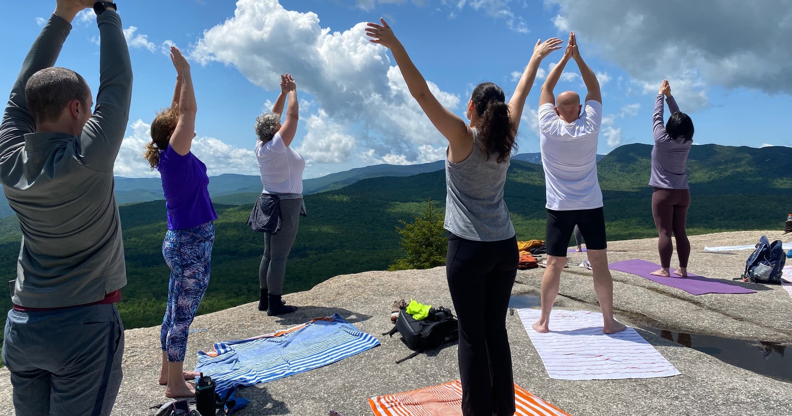 Yoga Hike Adventure at Mount Pemigewasset, New Hampshire
