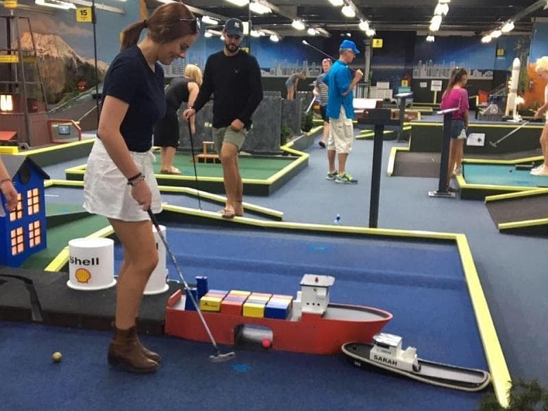 Indoor Mini-Golf Adventure at Caddyshack City in Christchurch