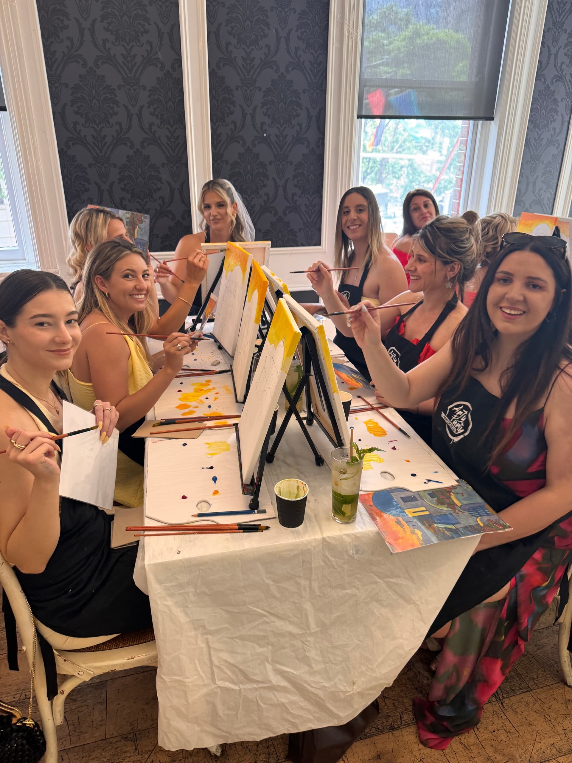 Social Paint & Sip at The Orchard Hotel, Chatswood — Two-Hour Guided Art Night photo 1