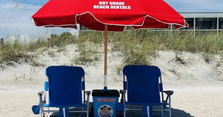 Beach Shade Made Easy: Umbrella Package Rentals in Wilmington, NC