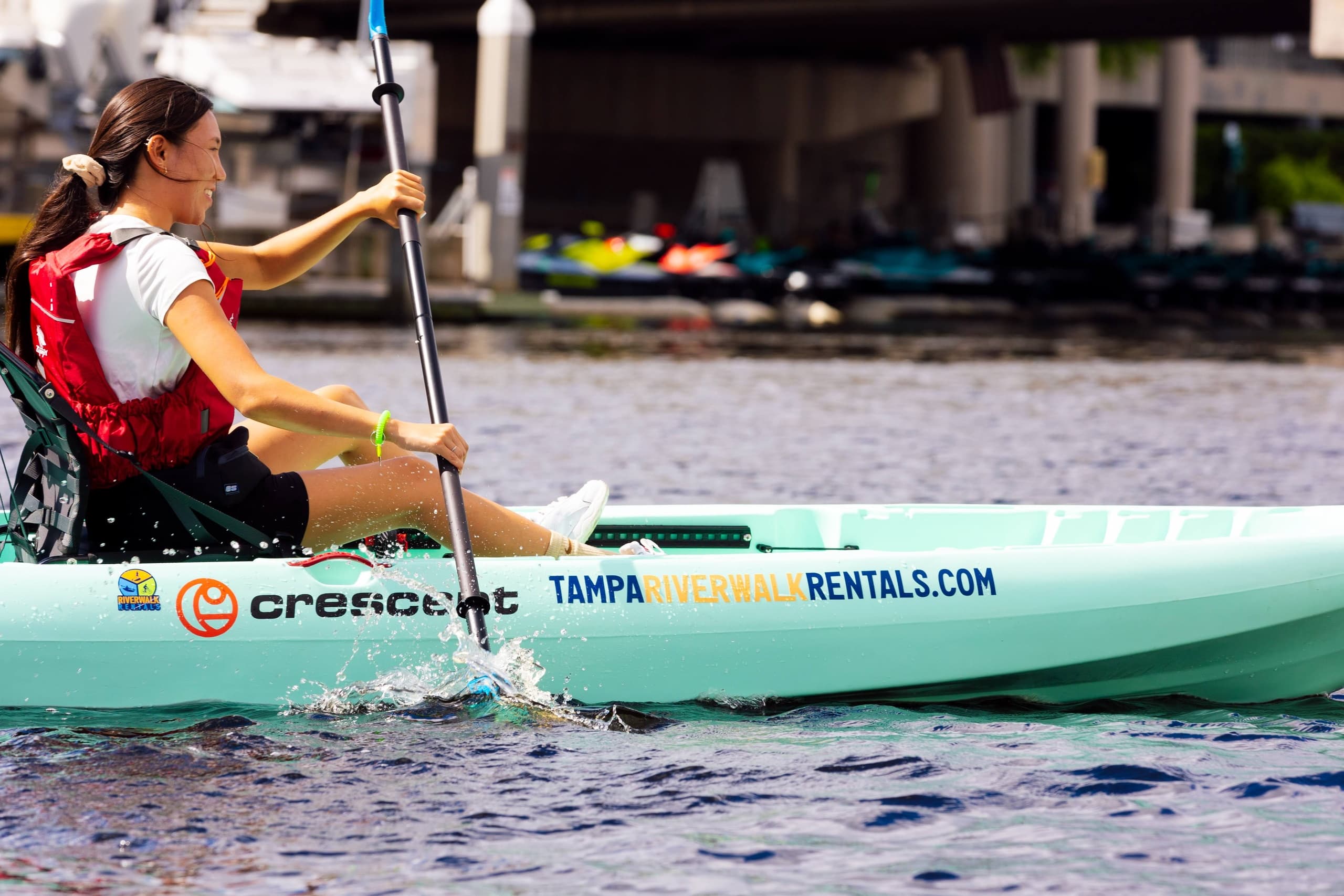 Kayak Adventures with Tampa Riverwalk Rentals in Tampa