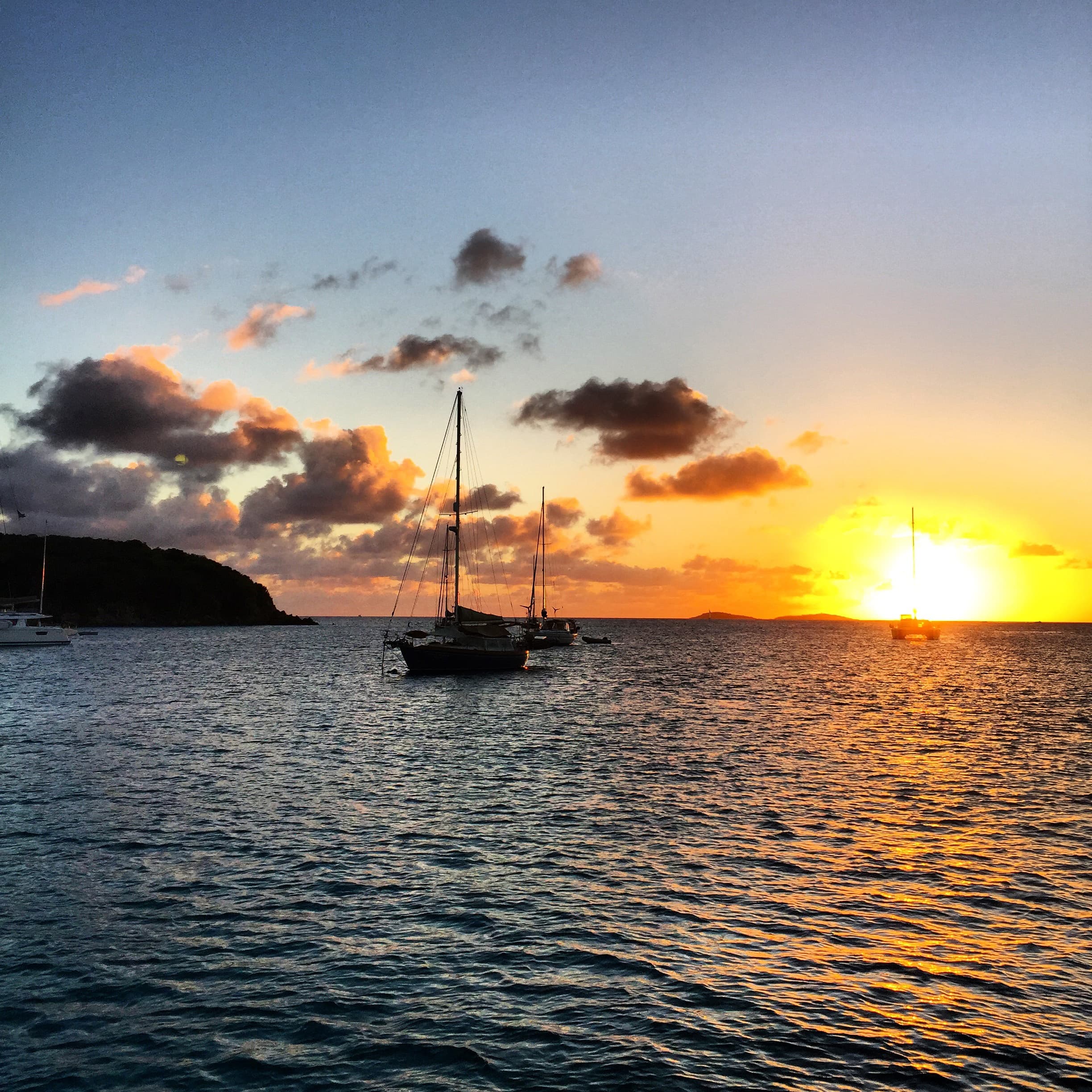 Private Sunset Sailing in the U.S. Virgin Islands