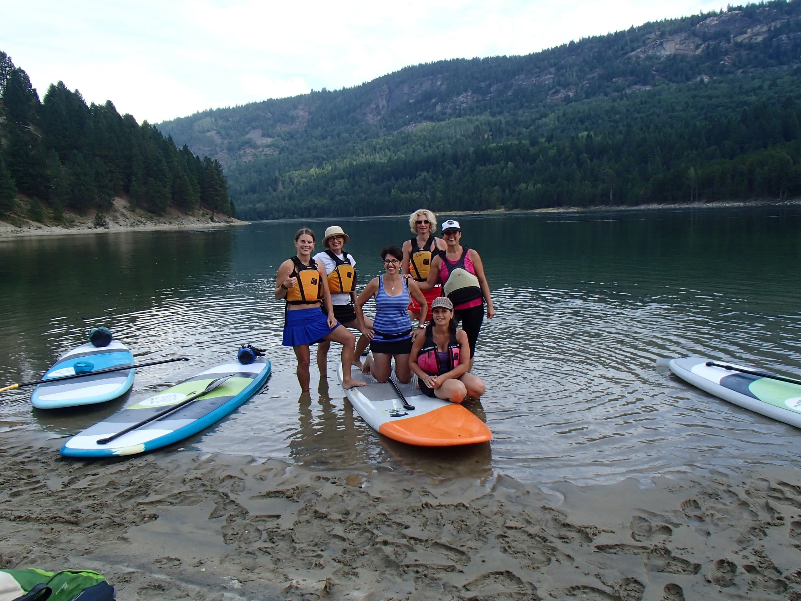 Paddleboarding Skills and Stretch at Robson, BC