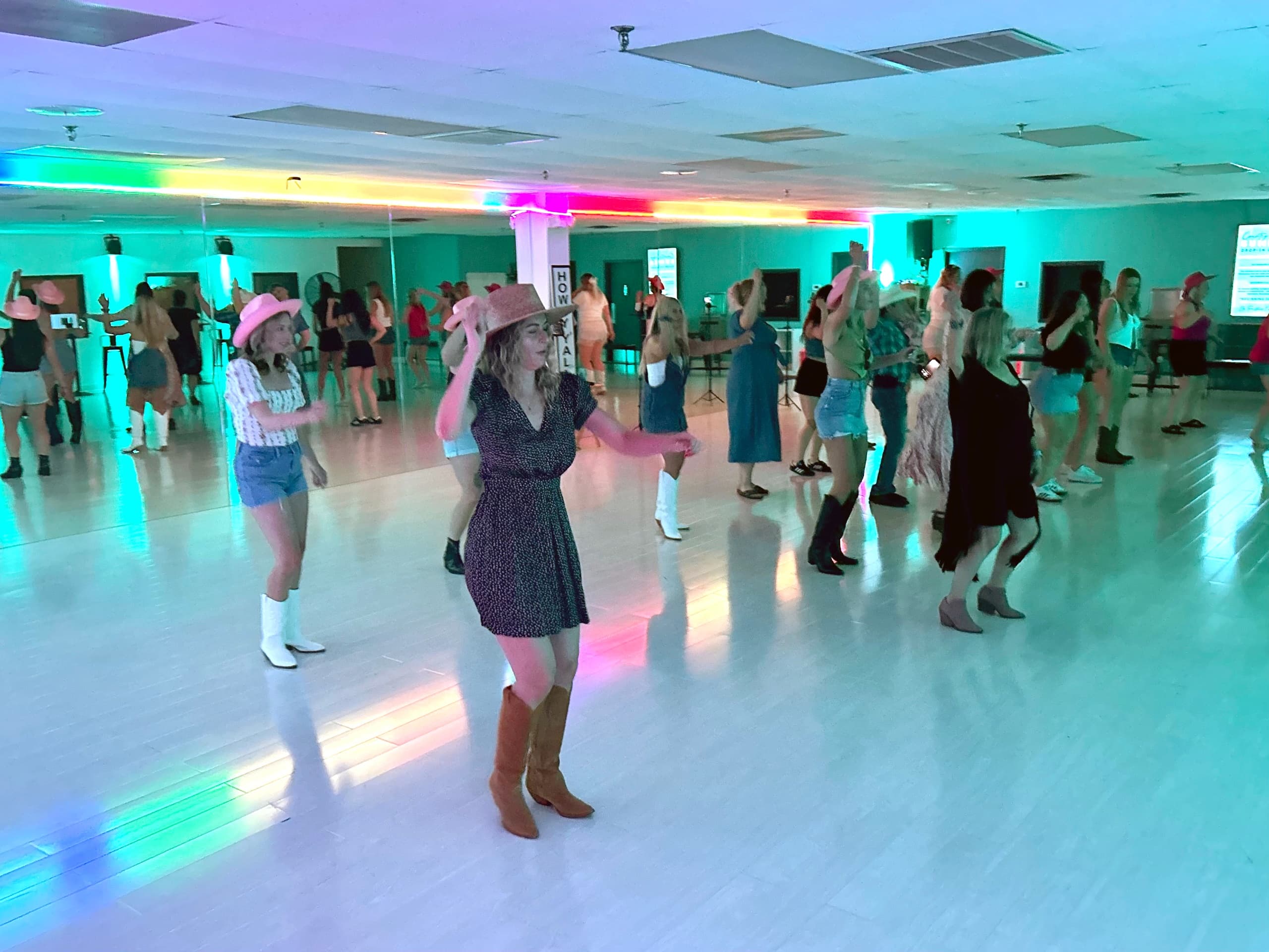 Country Line Dancing in Nashville with Turn Their Heads