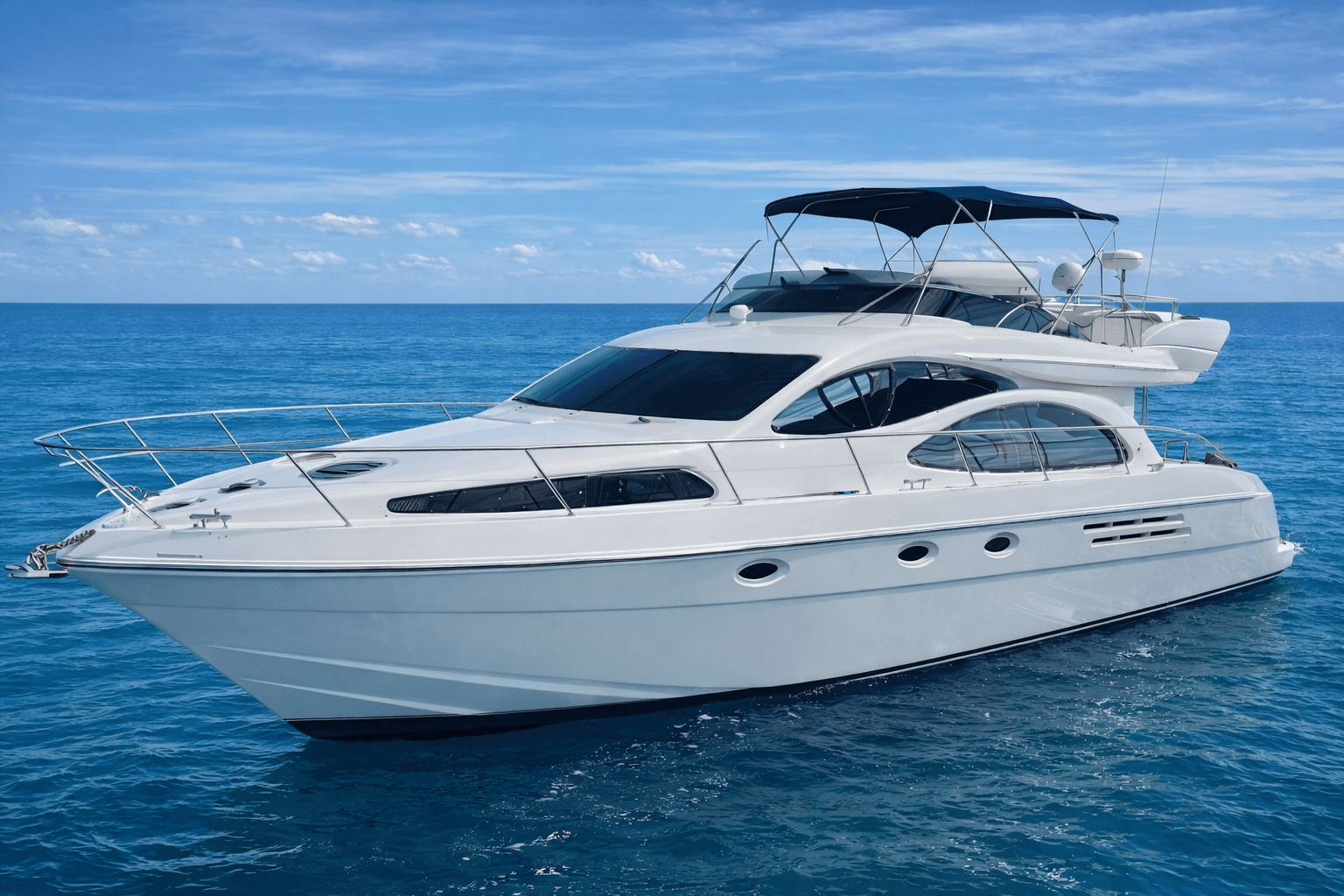 55 Azimut Roma: Luxury Yacht Charter on Biscayne Bay from Miami