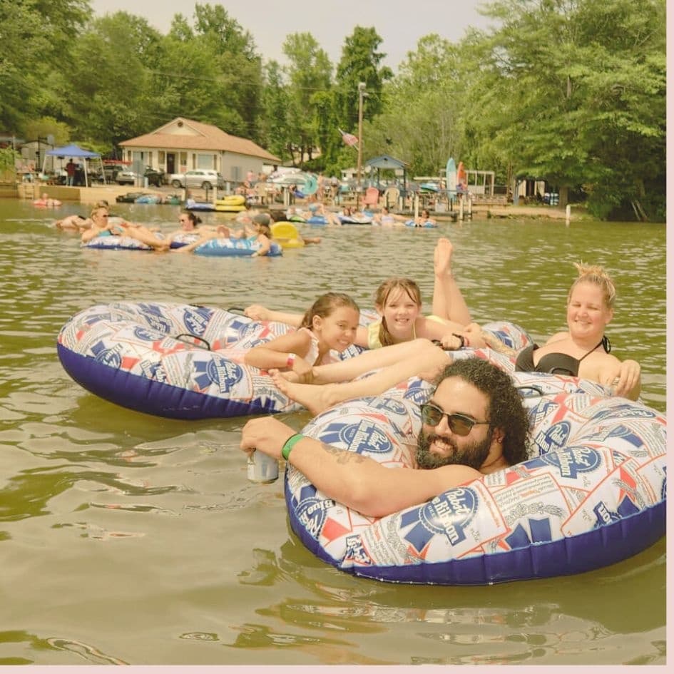 Floating Serenity at Saluda Lake Landing in Greenville