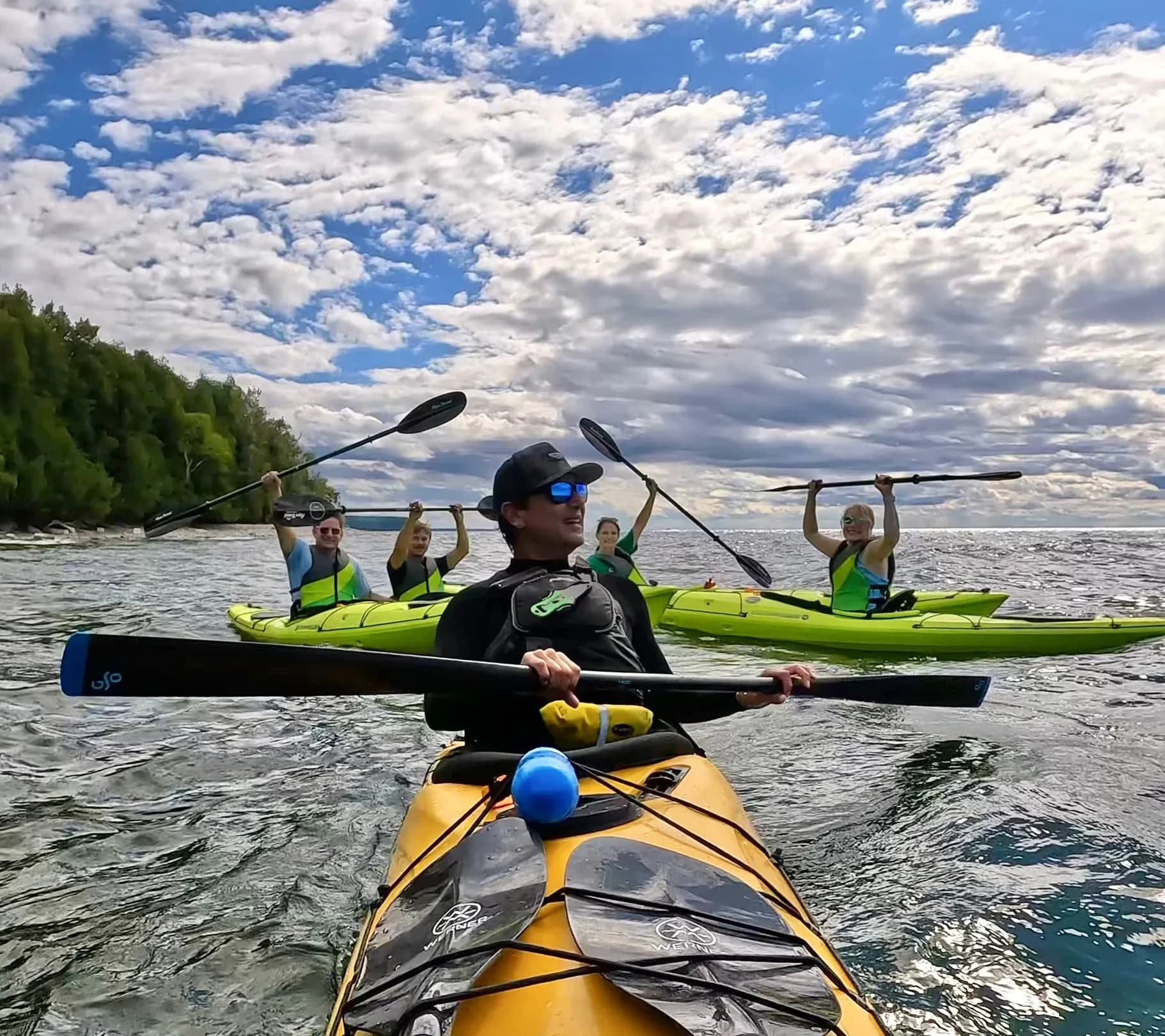Paddling Cave Point Kayak Tour to Door County Limestone Sea Caves photo 3